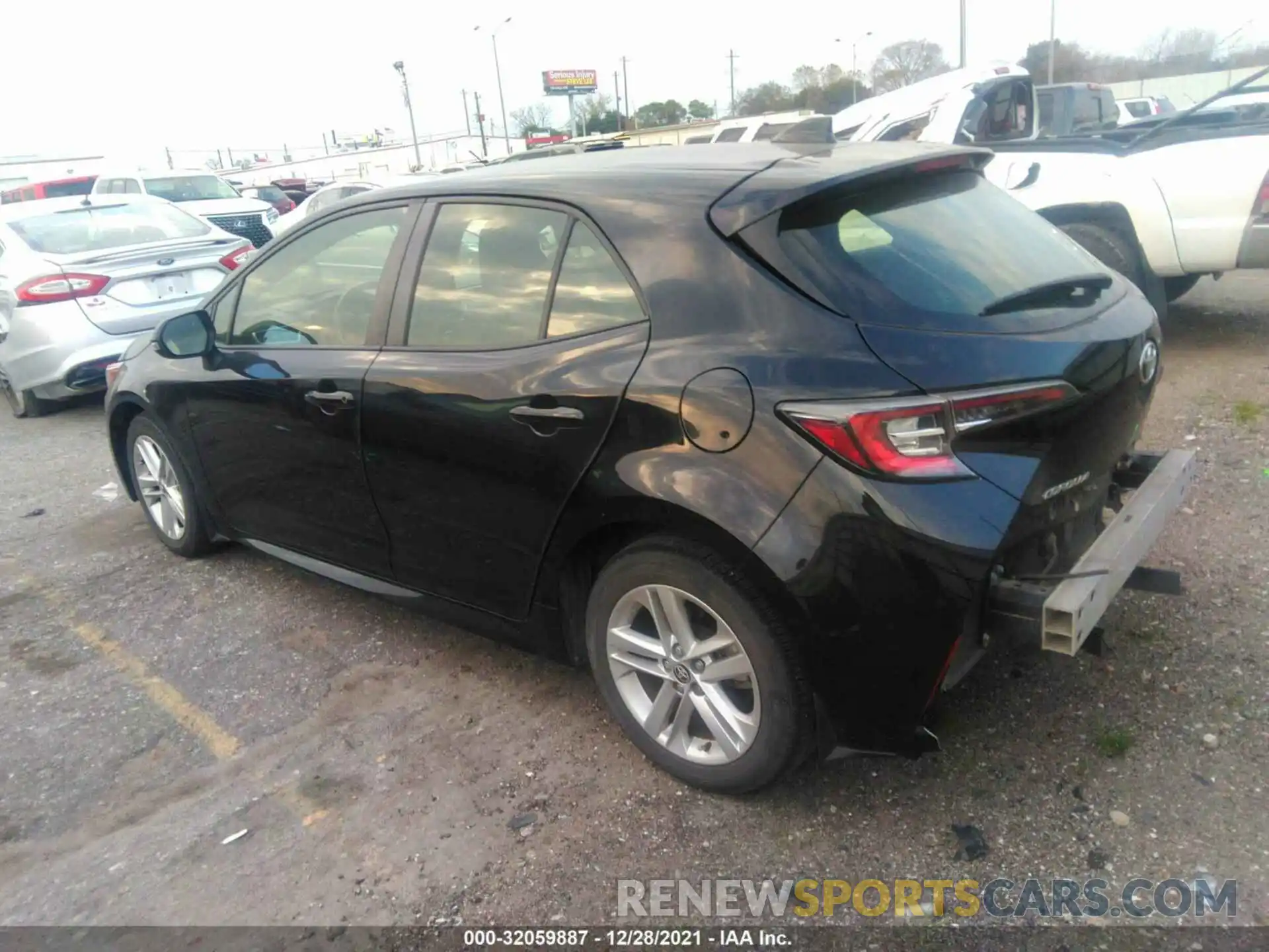 3 Photograph of a damaged car JTNK4RBE5K3044213 TOYOTA COROLLA HATCHBACK 2019