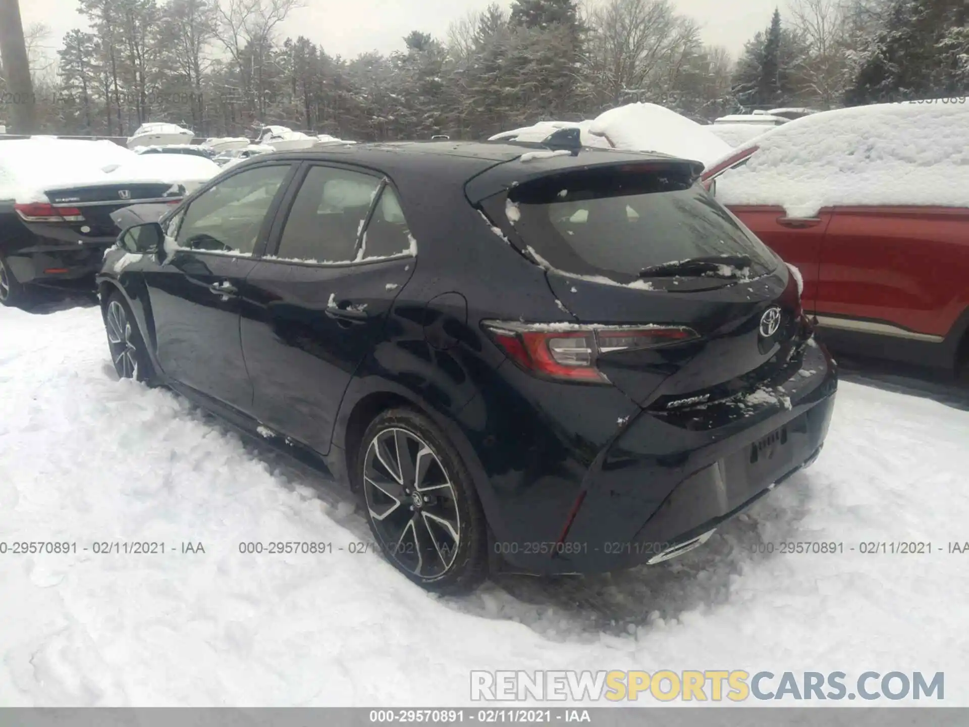 3 Photograph of a damaged car JTNK4RBE5K3044499 TOYOTA COROLLA HATCHBACK 2019