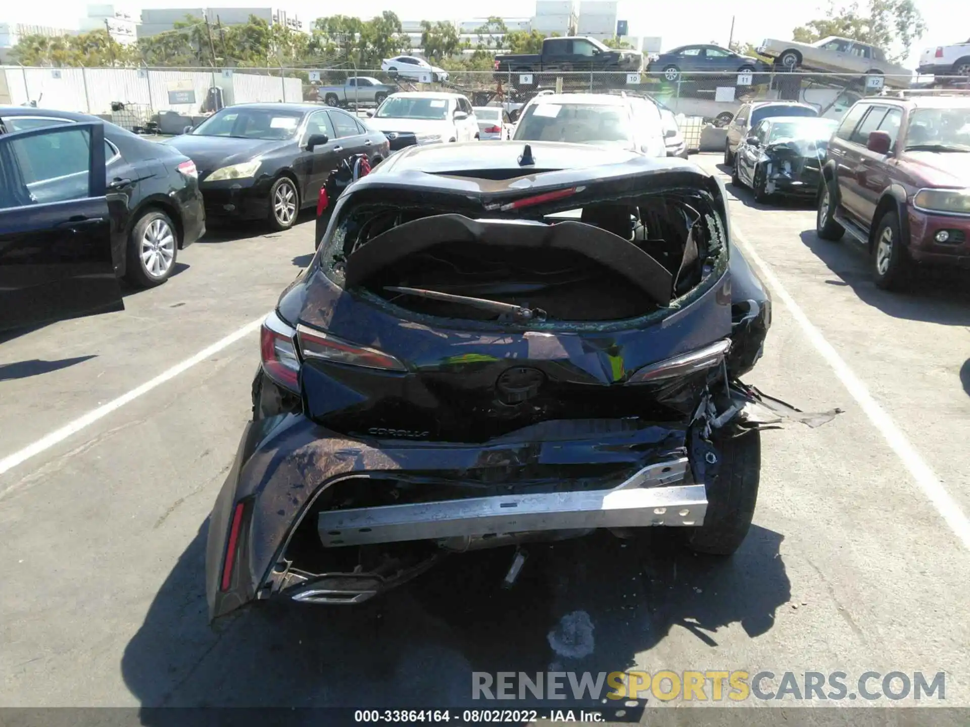 6 Photograph of a damaged car JTNK4RBE5K3046446 TOYOTA COROLLA HATCHBACK 2019