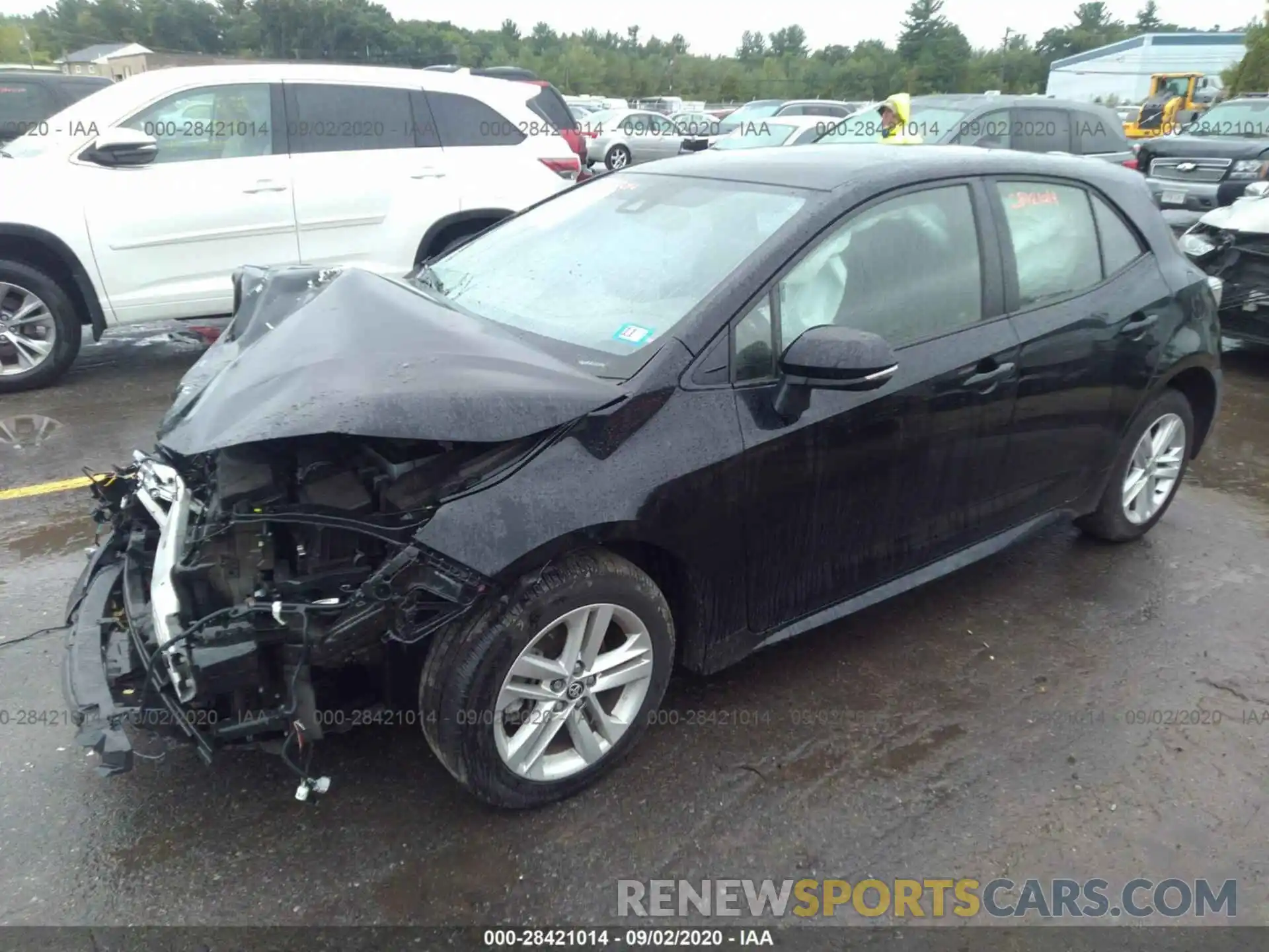 2 Photograph of a damaged car JTNK4RBE5K3054546 TOYOTA COROLLA HATCHBACK 2019