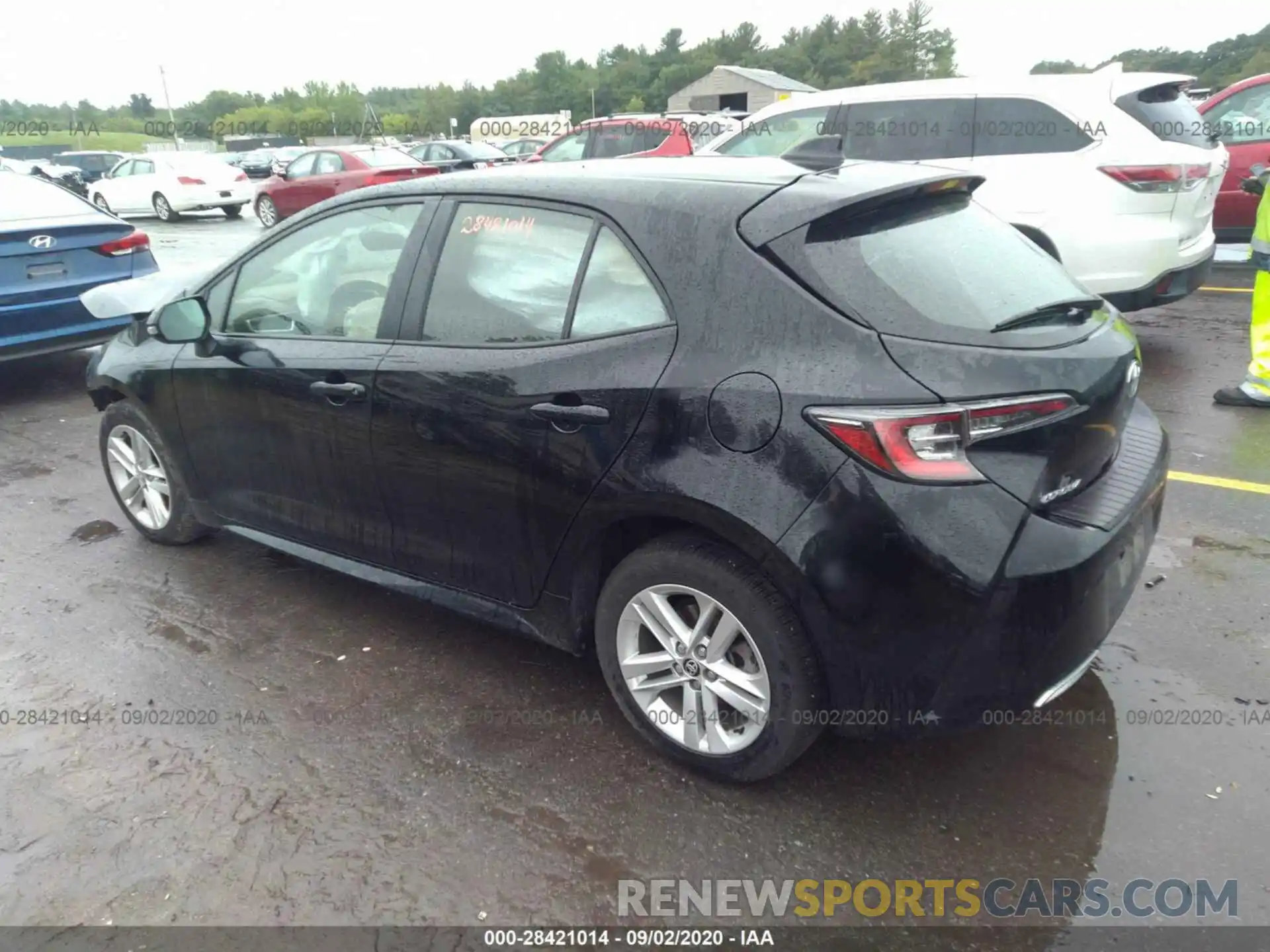 3 Photograph of a damaged car JTNK4RBE5K3054546 TOYOTA COROLLA HATCHBACK 2019