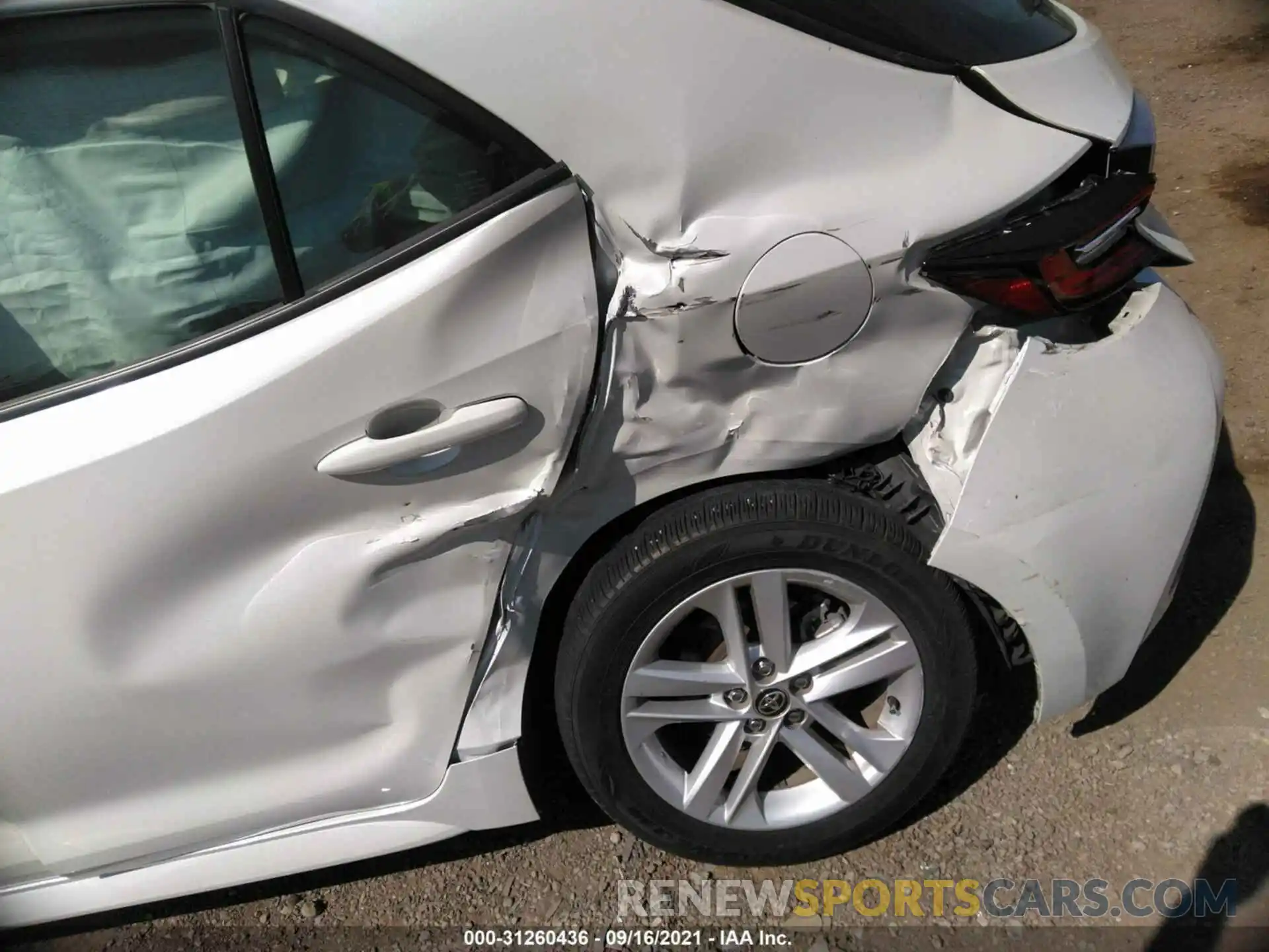 6 Photograph of a damaged car JTNK4RBE5K3061755 TOYOTA COROLLA HATCHBACK 2019