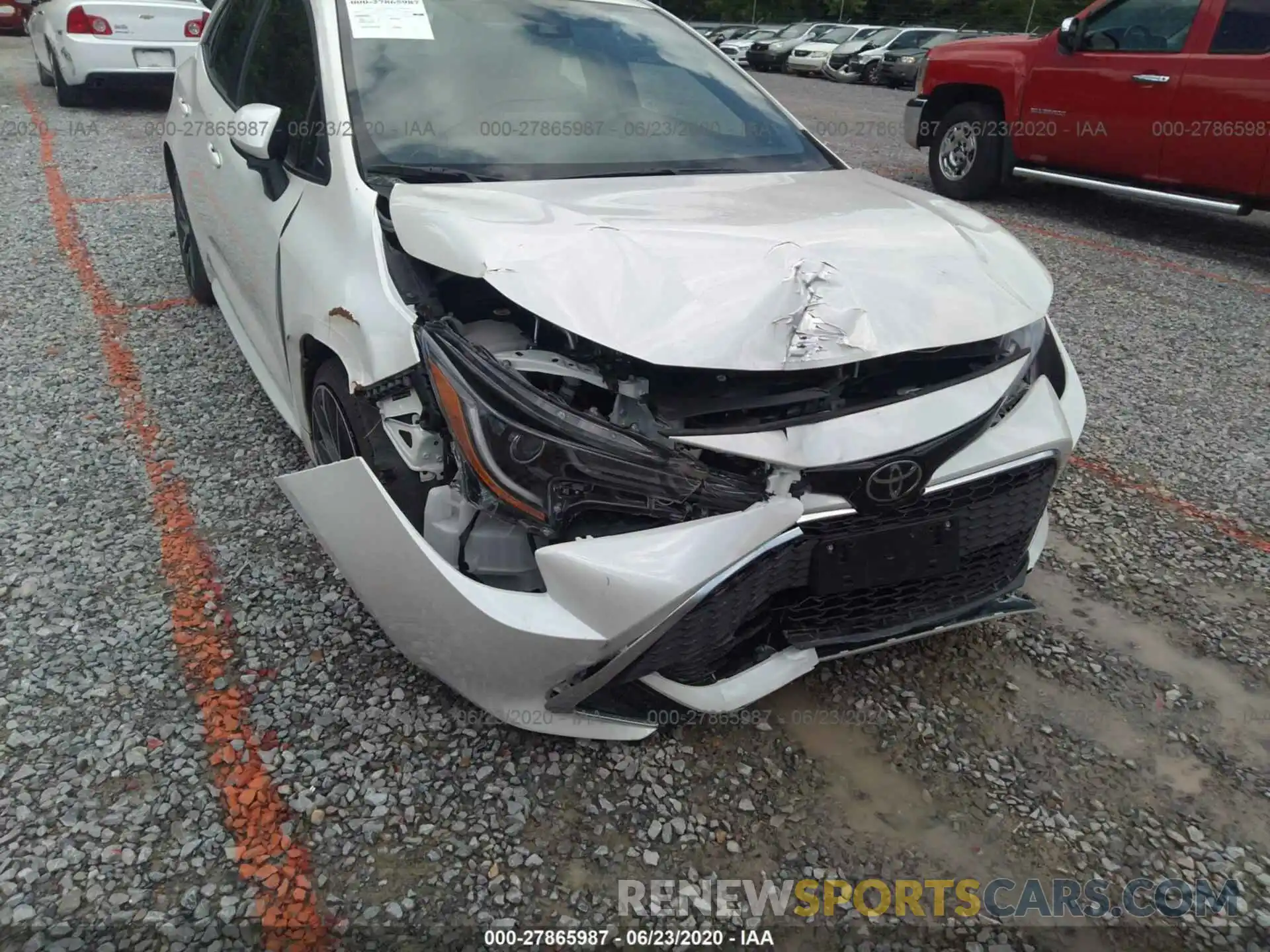 6 Photograph of a damaged car JTNK4RBE5K3062873 TOYOTA COROLLA HATCHBACK 2019