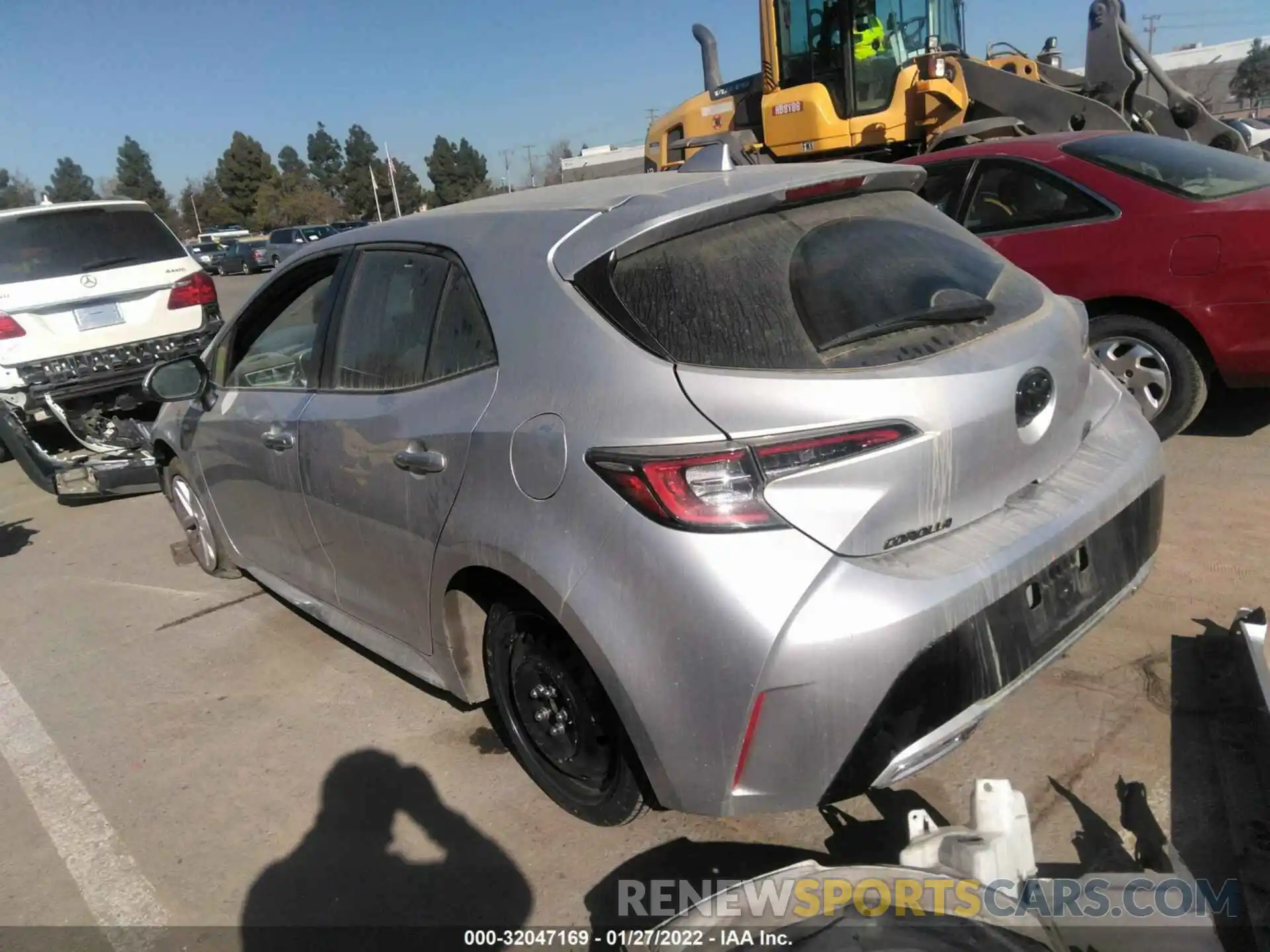 3 Photograph of a damaged car JTNK4RBE5K3066762 TOYOTA COROLLA HATCHBACK 2019