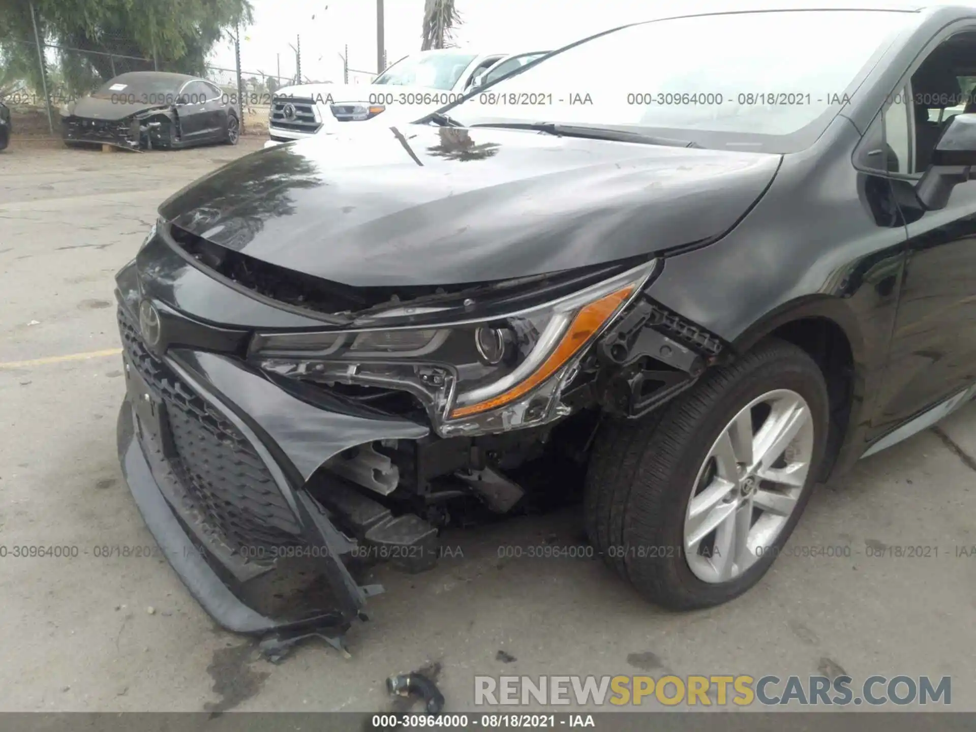 6 Photograph of a damaged car JTNK4RBE5K3069757 TOYOTA COROLLA HATCHBACK 2019