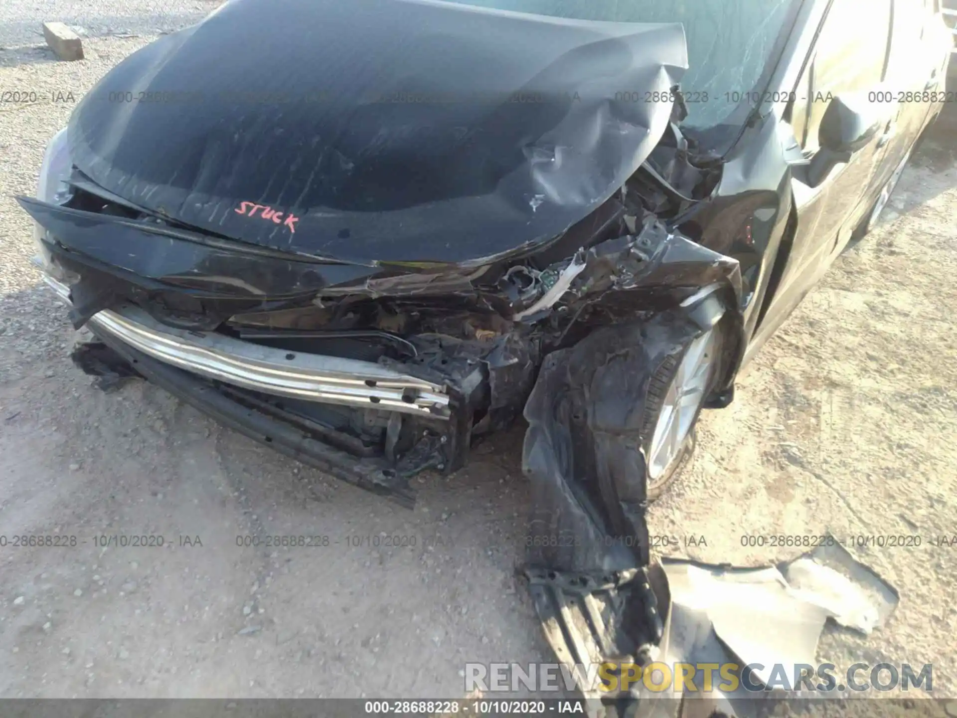 6 Фотография поврежденного автомобиля JTNK4RBE6K3014055 TOYOTA COROLLA HATCHBACK 2019