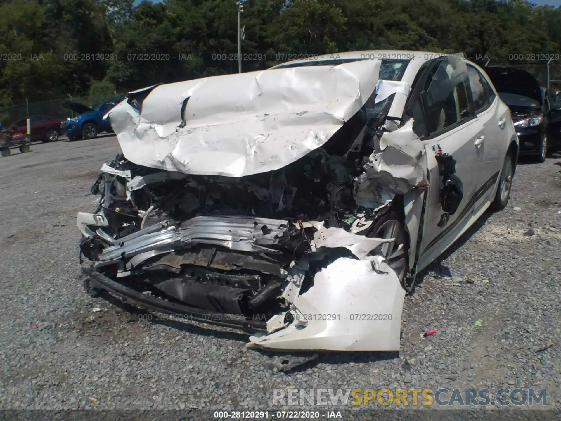 6 Фотография поврежденного автомобиля JTNK4RBE6K3016310 TOYOTA COROLLA HATCHBACK 2019