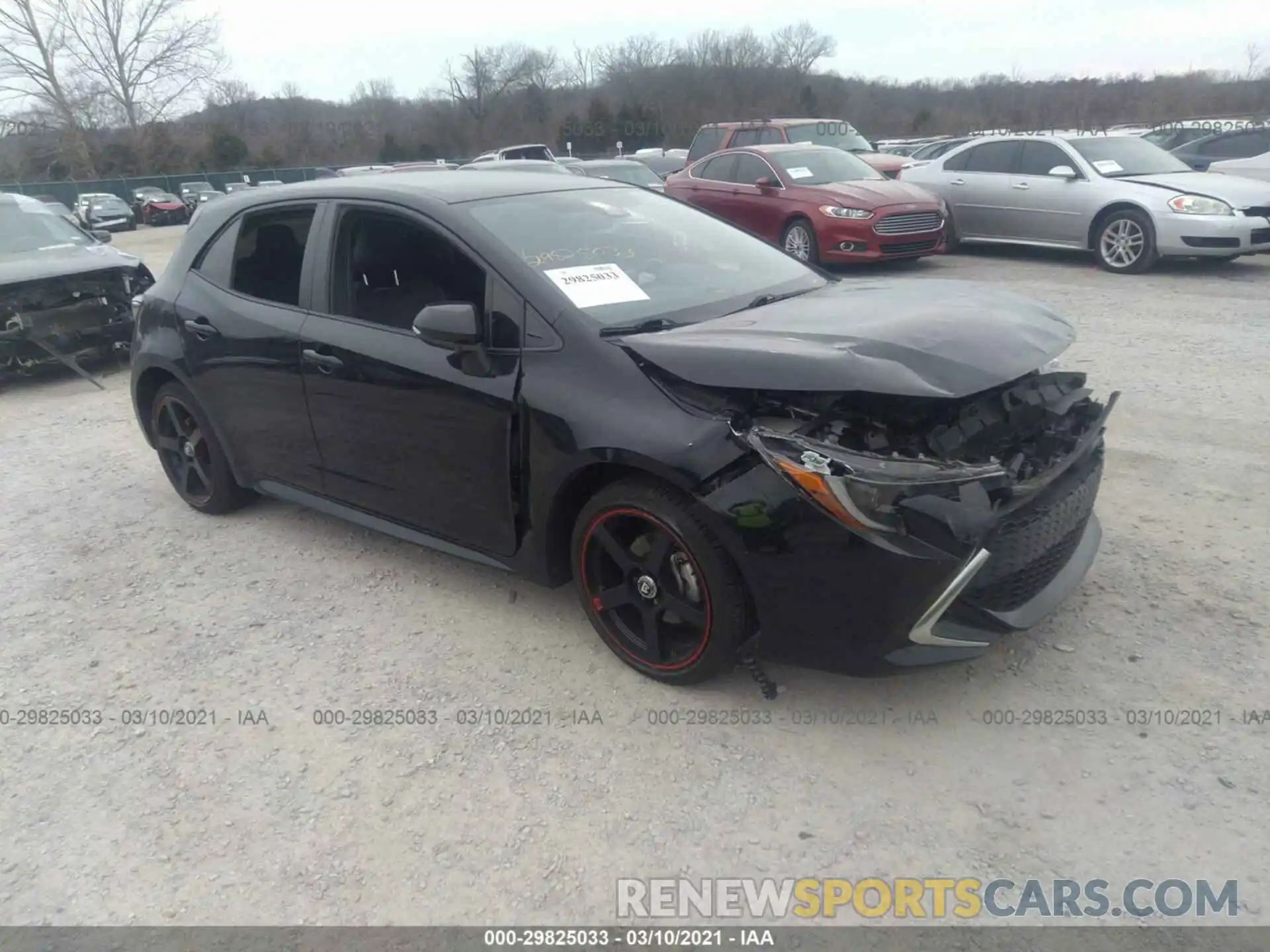 1 Photograph of a damaged car JTNK4RBE6K3025363 TOYOTA COROLLA HATCHBACK 2019