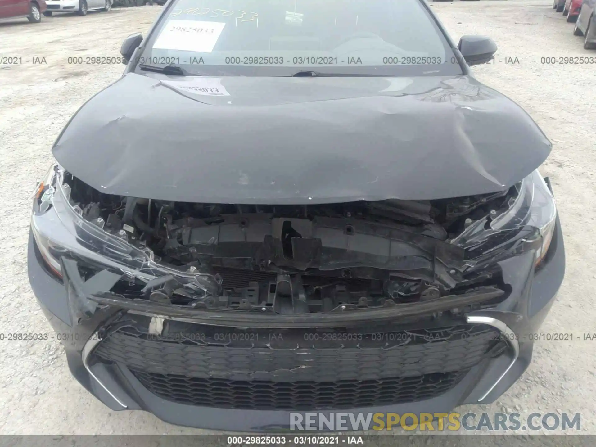 6 Photograph of a damaged car JTNK4RBE6K3025363 TOYOTA COROLLA HATCHBACK 2019