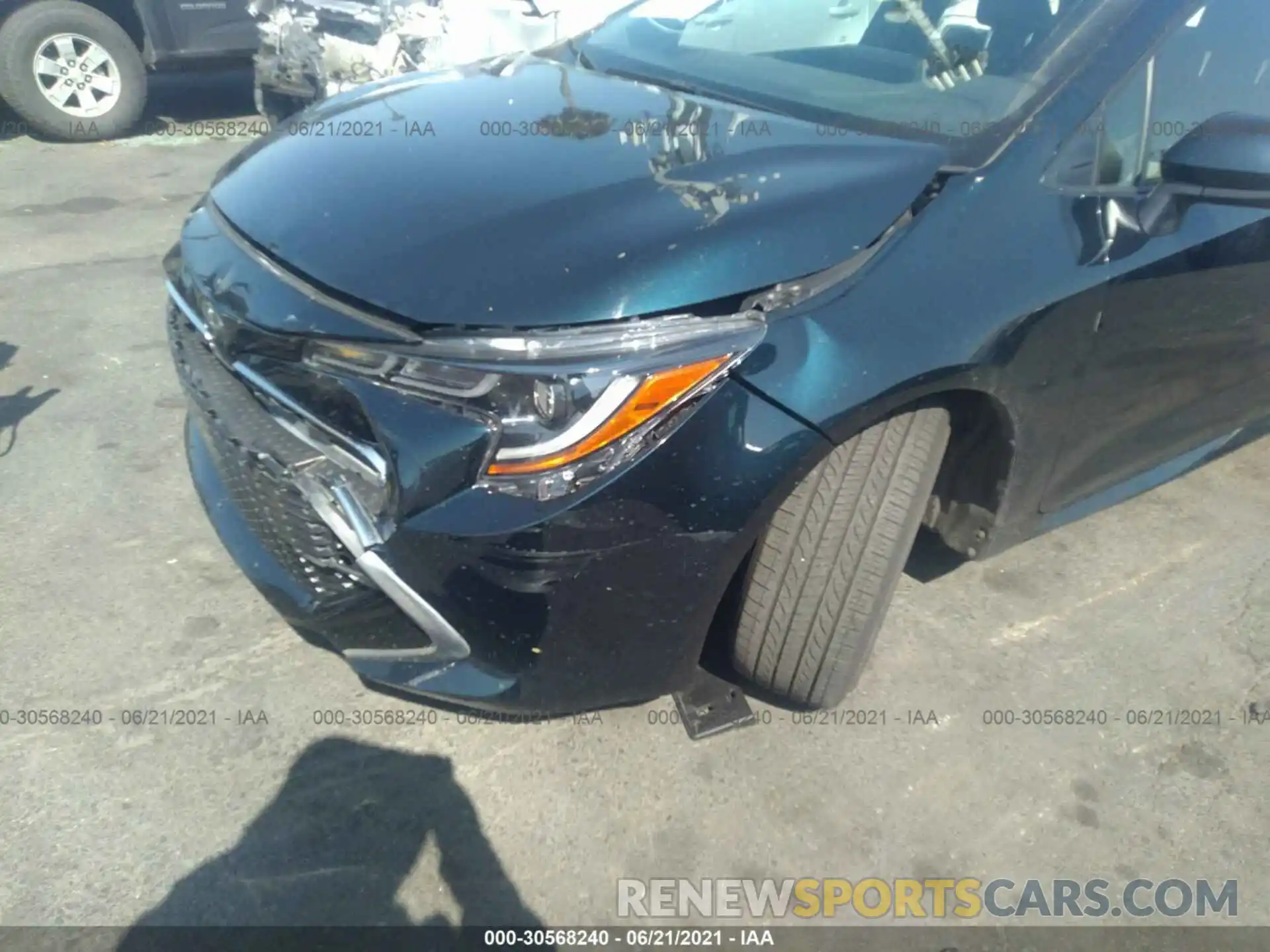 6 Photograph of a damaged car JTNK4RBE6K3029896 TOYOTA COROLLA HATCHBACK 2019