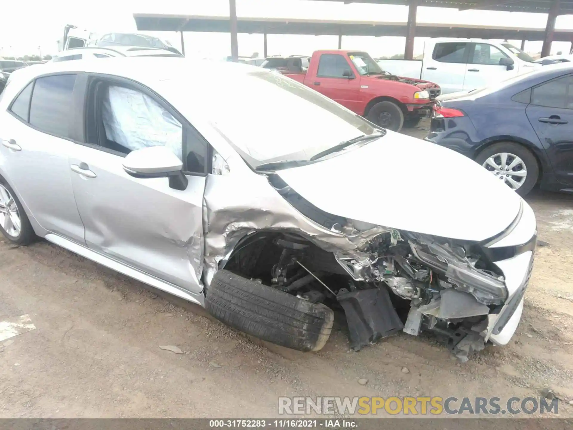 6 Photograph of a damaged car JTNK4RBE6K3038999 TOYOTA COROLLA HATCHBACK 2019