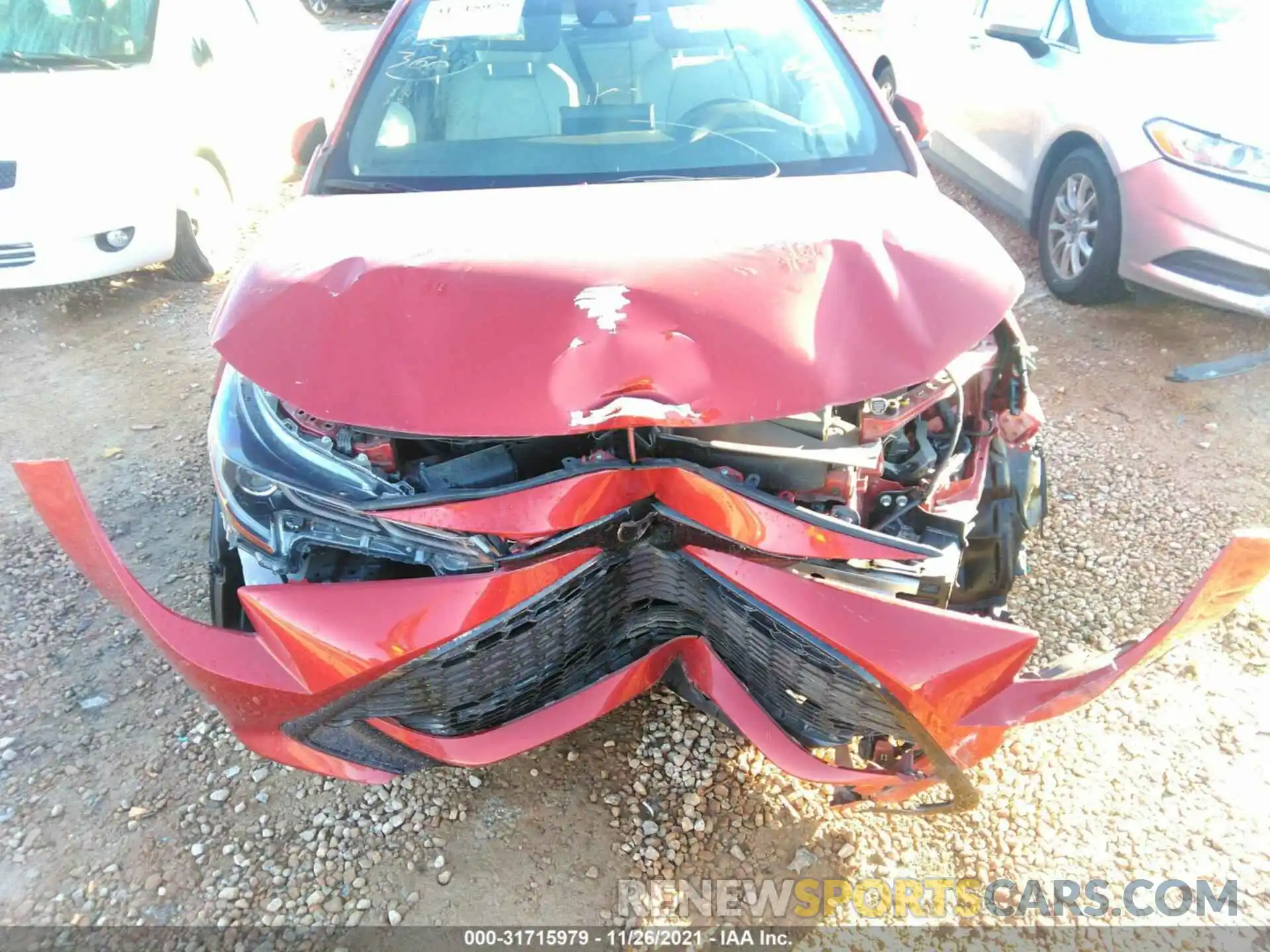 6 Photograph of a damaged car JTNK4RBE6K3043538 TOYOTA COROLLA HATCHBACK 2019