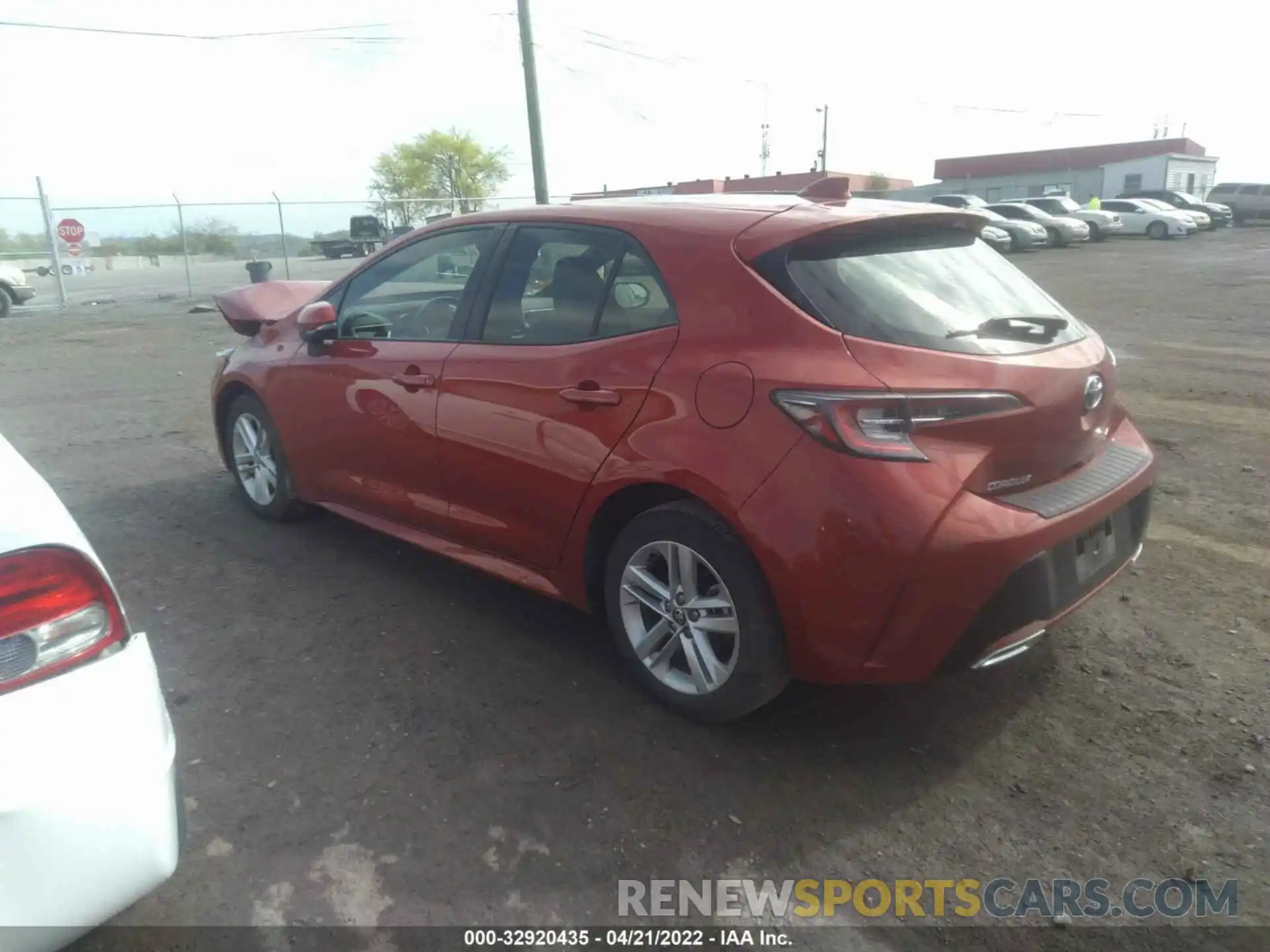 3 Photograph of a damaged car JTNK4RBE6K3044320 TOYOTA COROLLA HATCHBACK 2019