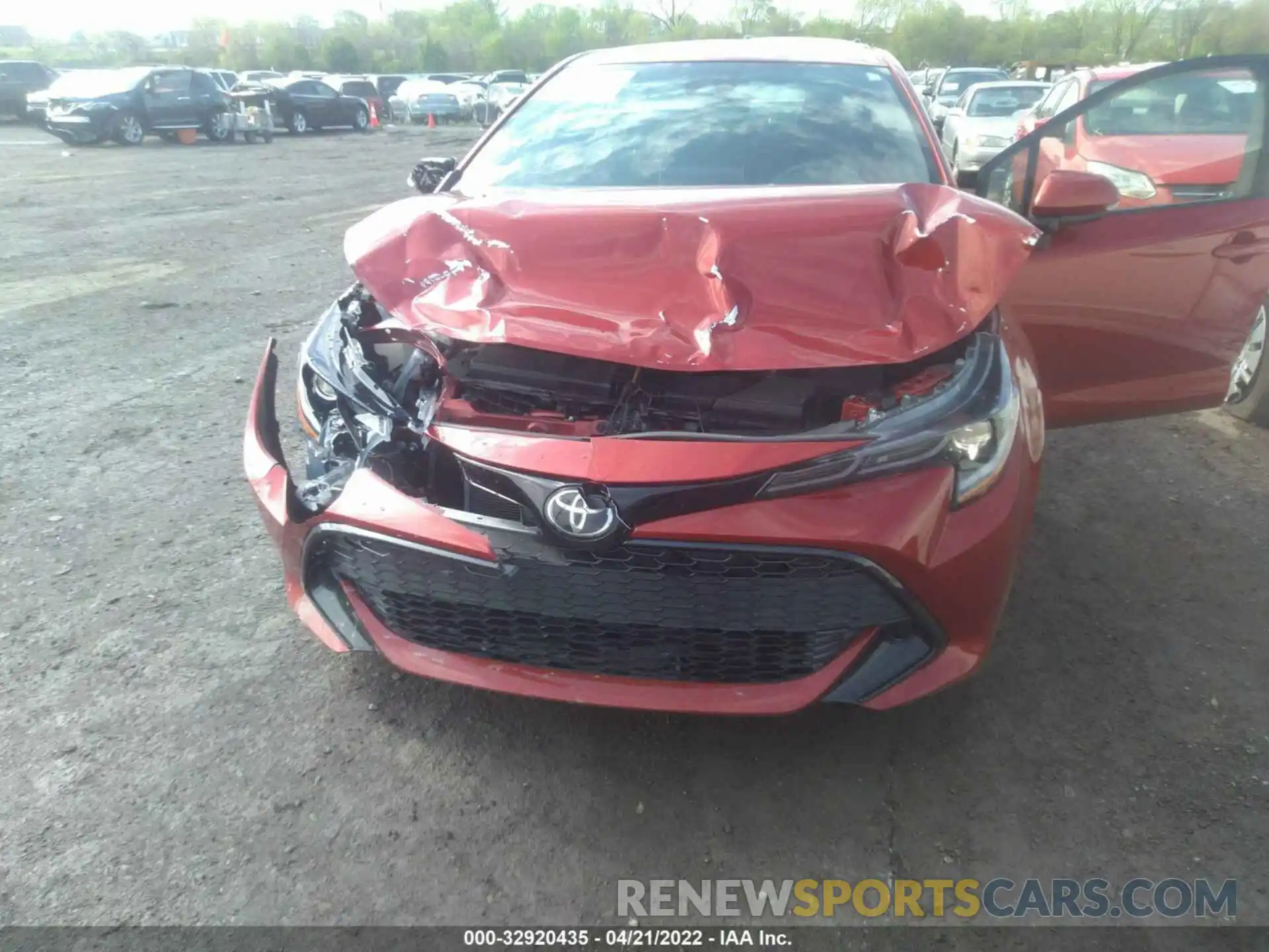 6 Photograph of a damaged car JTNK4RBE6K3044320 TOYOTA COROLLA HATCHBACK 2019