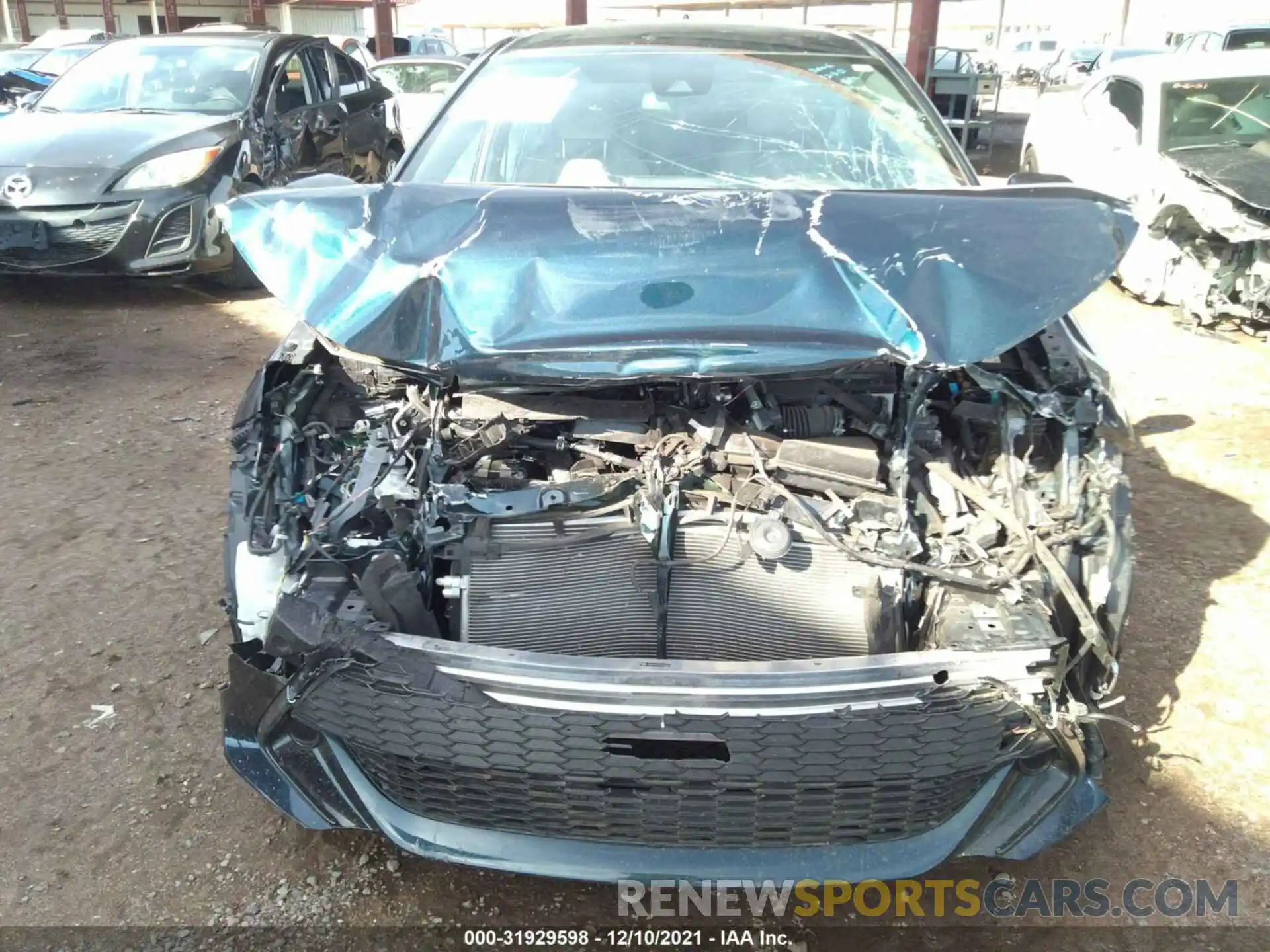 6 Photograph of a damaged car JTNK4RBE6K3046293 TOYOTA COROLLA HATCHBACK 2019