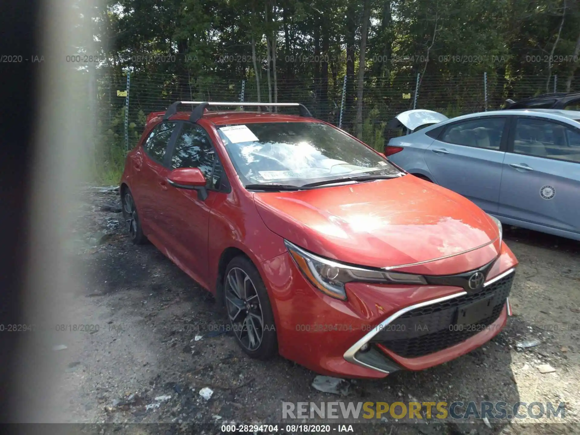 1 Photograph of a damaged car JTNK4RBE6K3050652 TOYOTA COROLLA HATCHBACK 2019