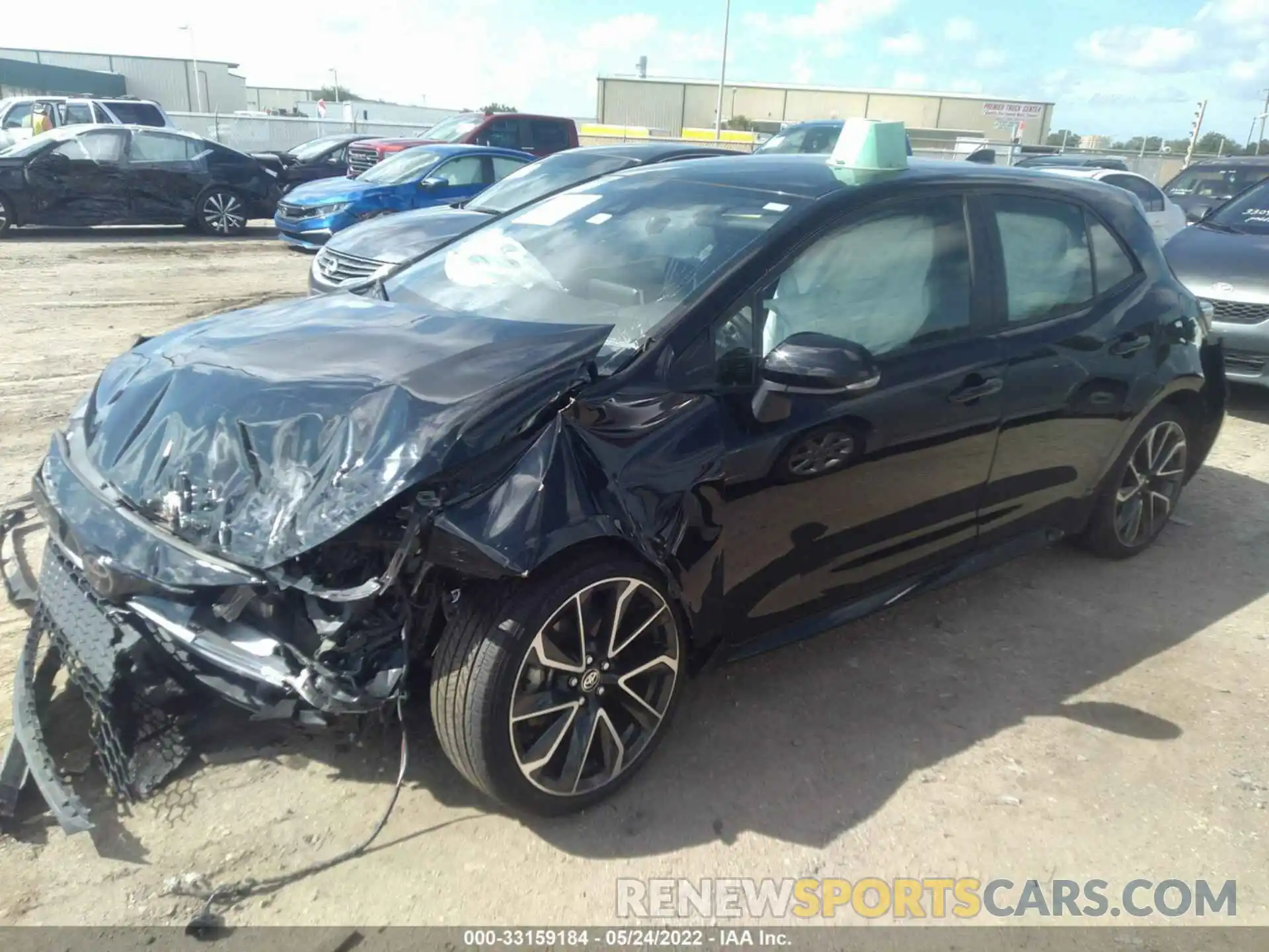 2 Photograph of a damaged car JTNK4RBE6K3052675 TOYOTA COROLLA HATCHBACK 2019