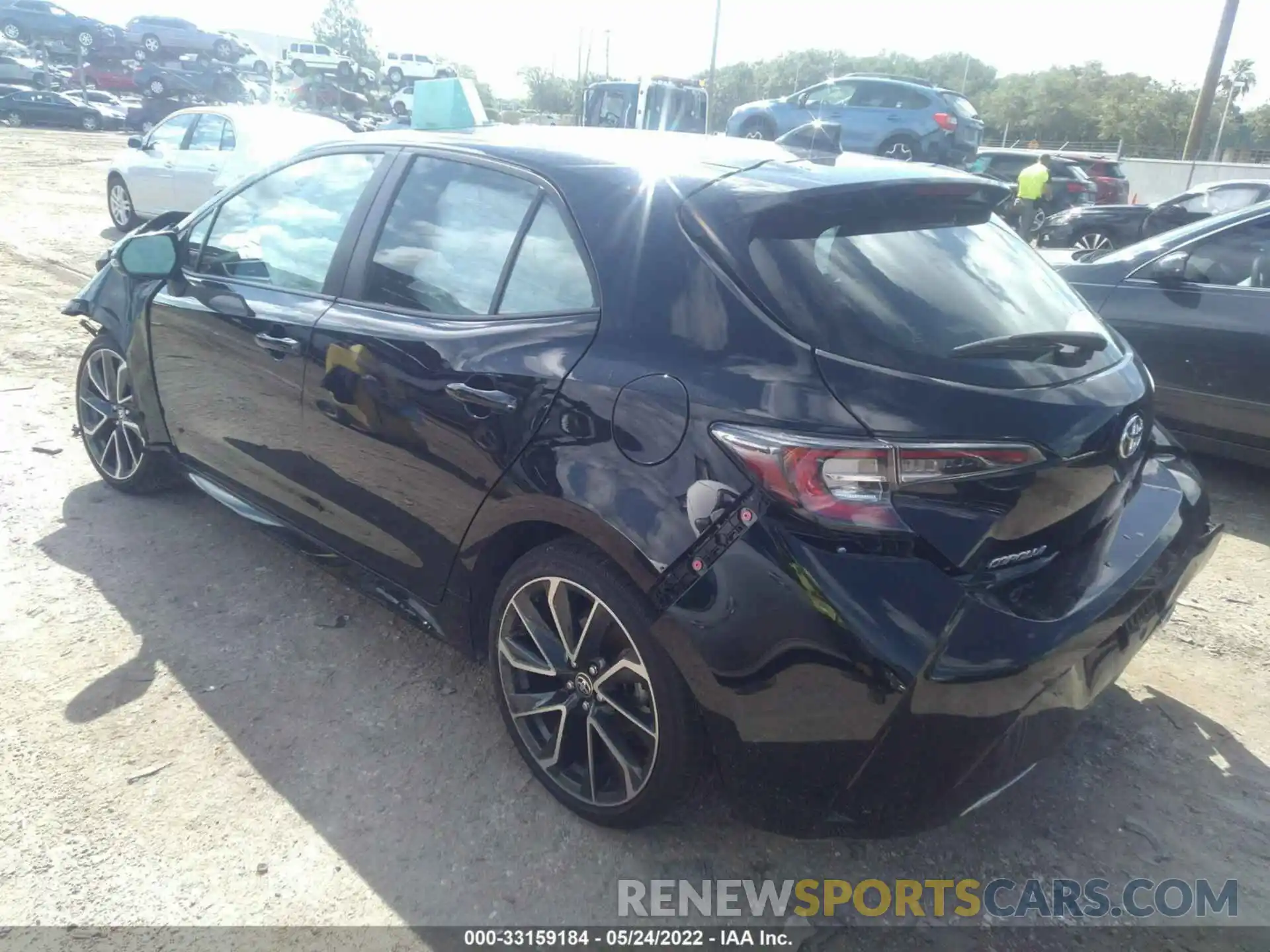 3 Photograph of a damaged car JTNK4RBE6K3052675 TOYOTA COROLLA HATCHBACK 2019