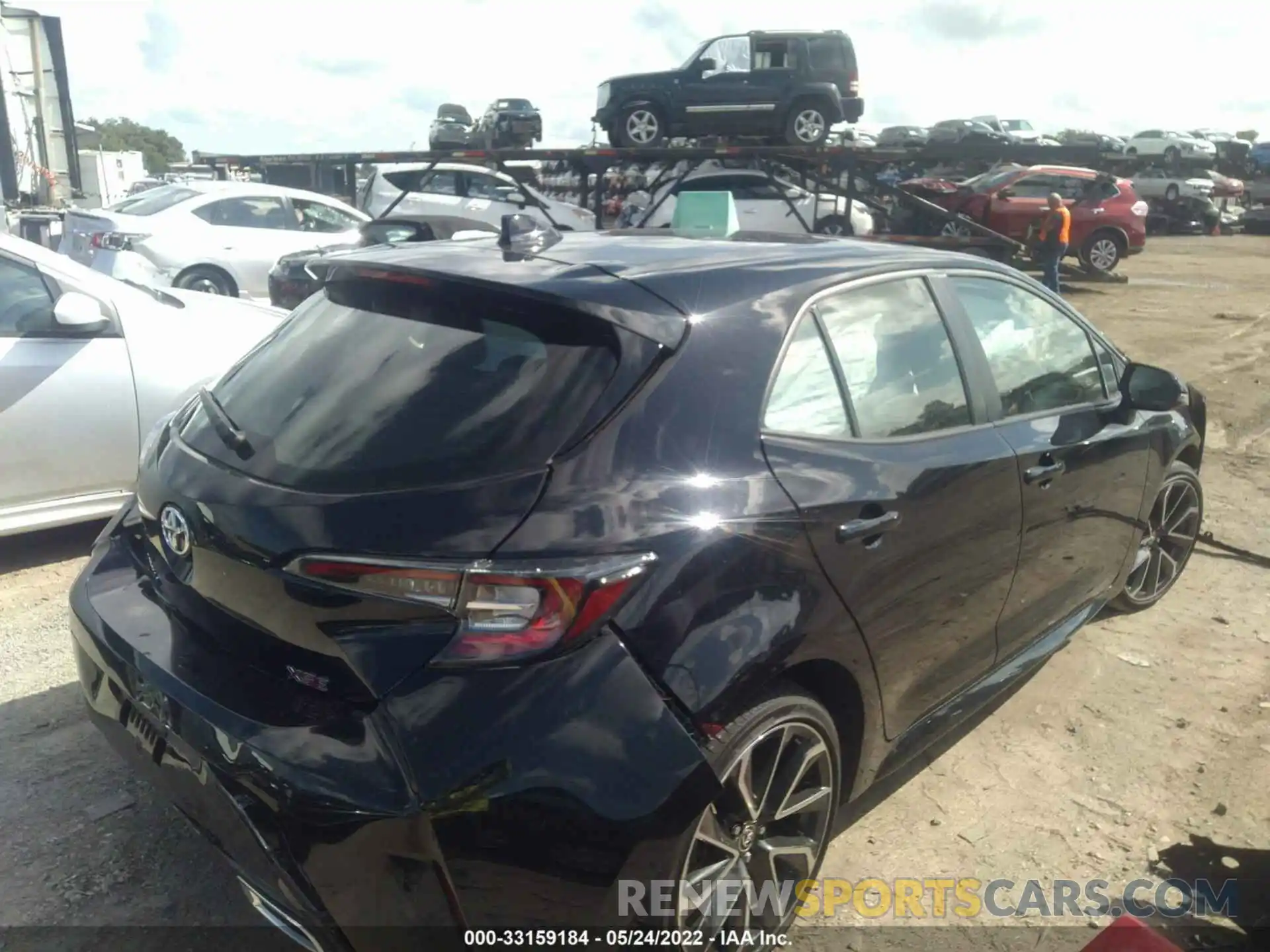 4 Photograph of a damaged car JTNK4RBE6K3052675 TOYOTA COROLLA HATCHBACK 2019