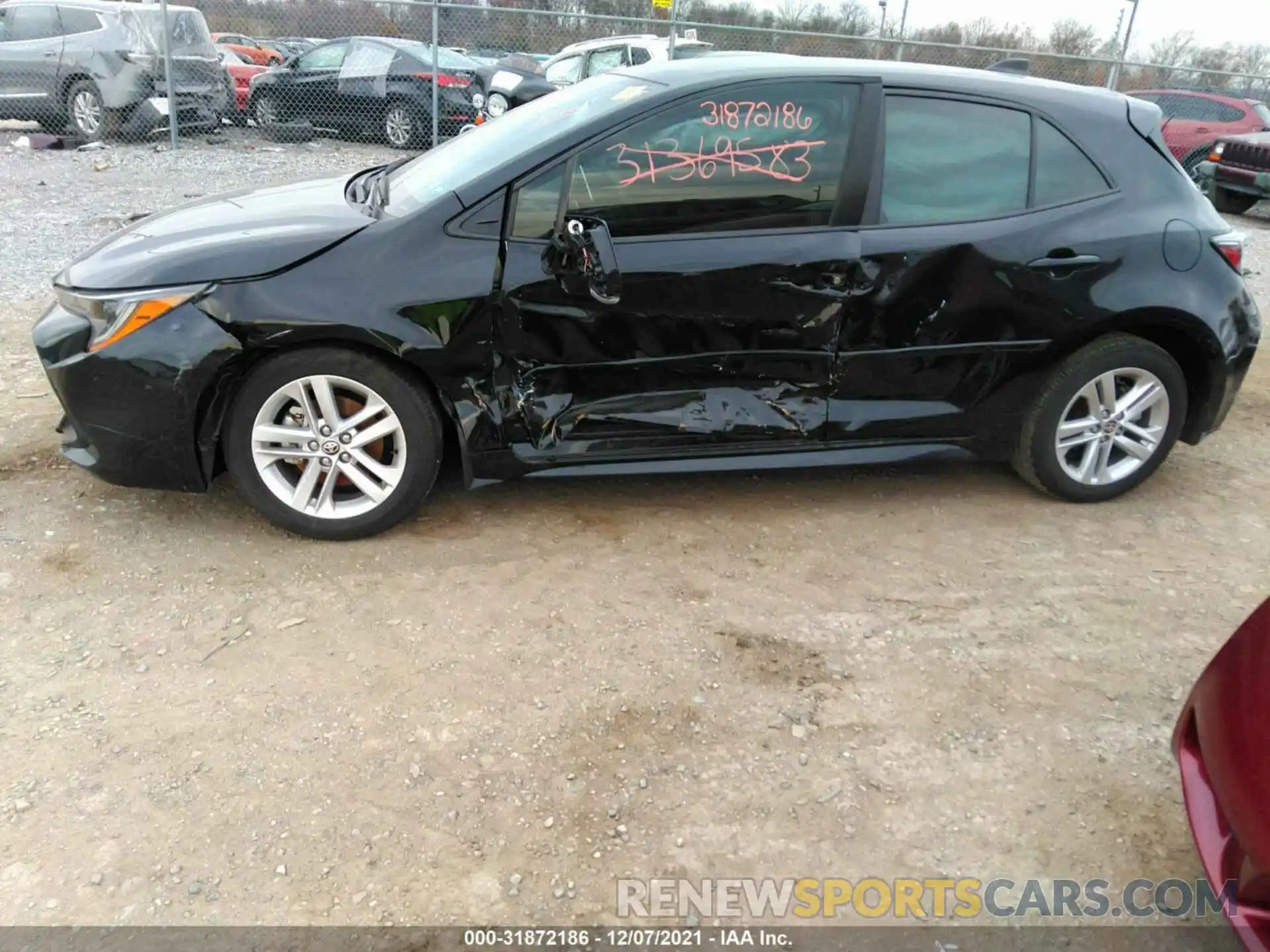 6 Photograph of a damaged car JTNK4RBE6K3062641 TOYOTA COROLLA HATCHBACK 2019