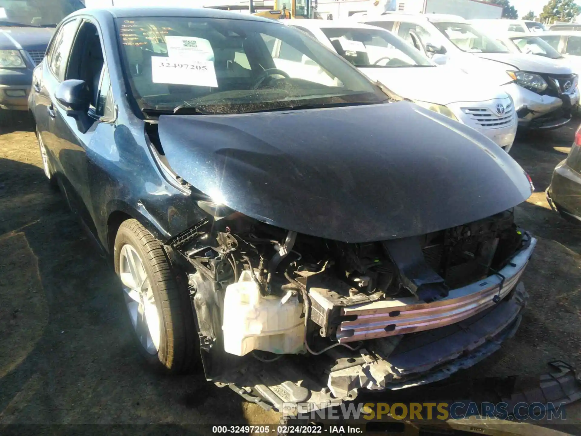 1 Photograph of a damaged car JTNK4RBE7K3002626 TOYOTA COROLLA HATCHBACK 2019