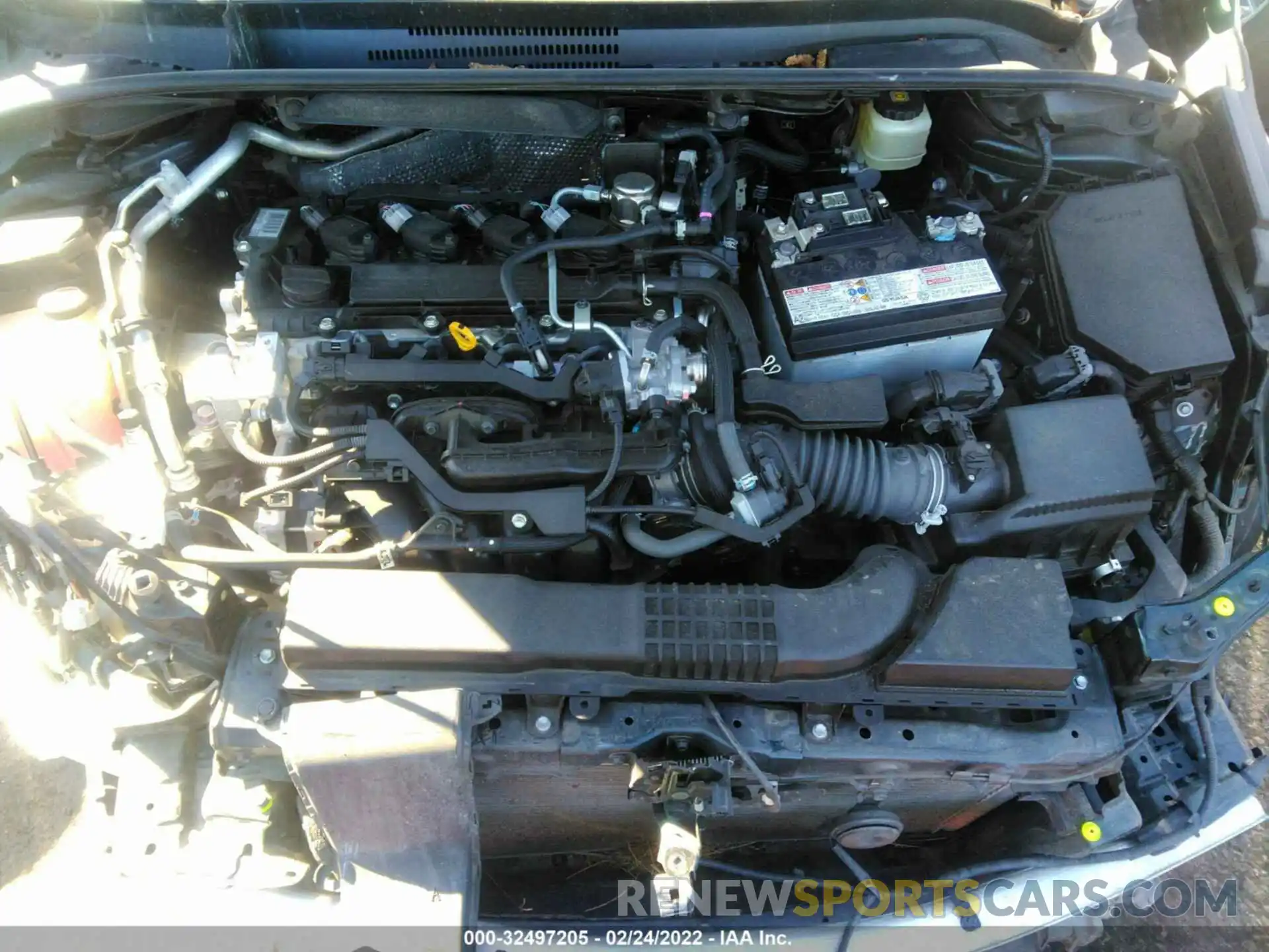 10 Photograph of a damaged car JTNK4RBE7K3002626 TOYOTA COROLLA HATCHBACK 2019