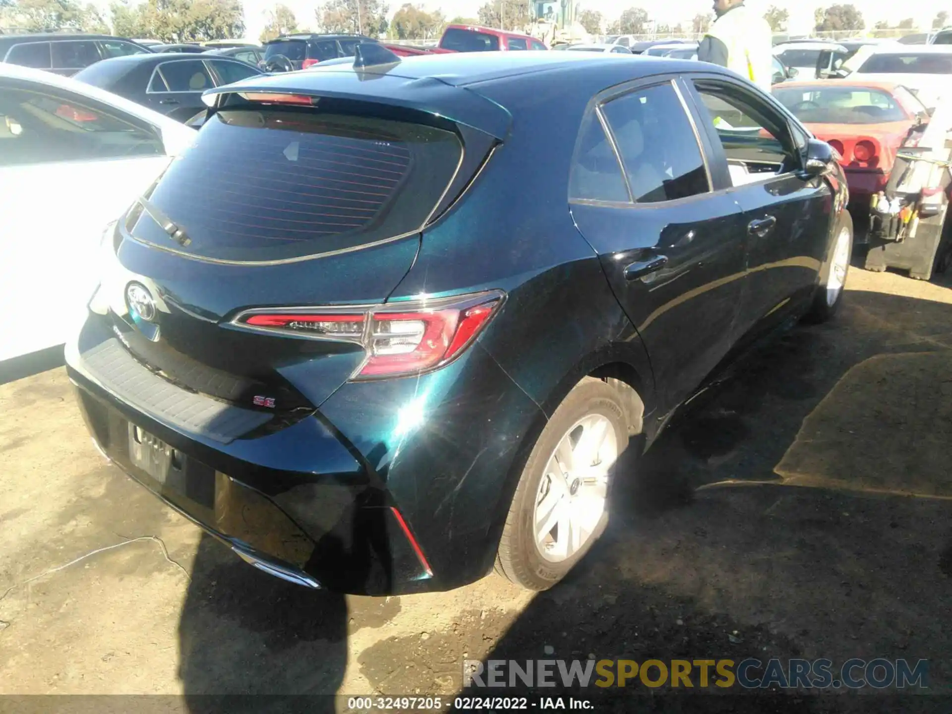 4 Photograph of a damaged car JTNK4RBE7K3002626 TOYOTA COROLLA HATCHBACK 2019