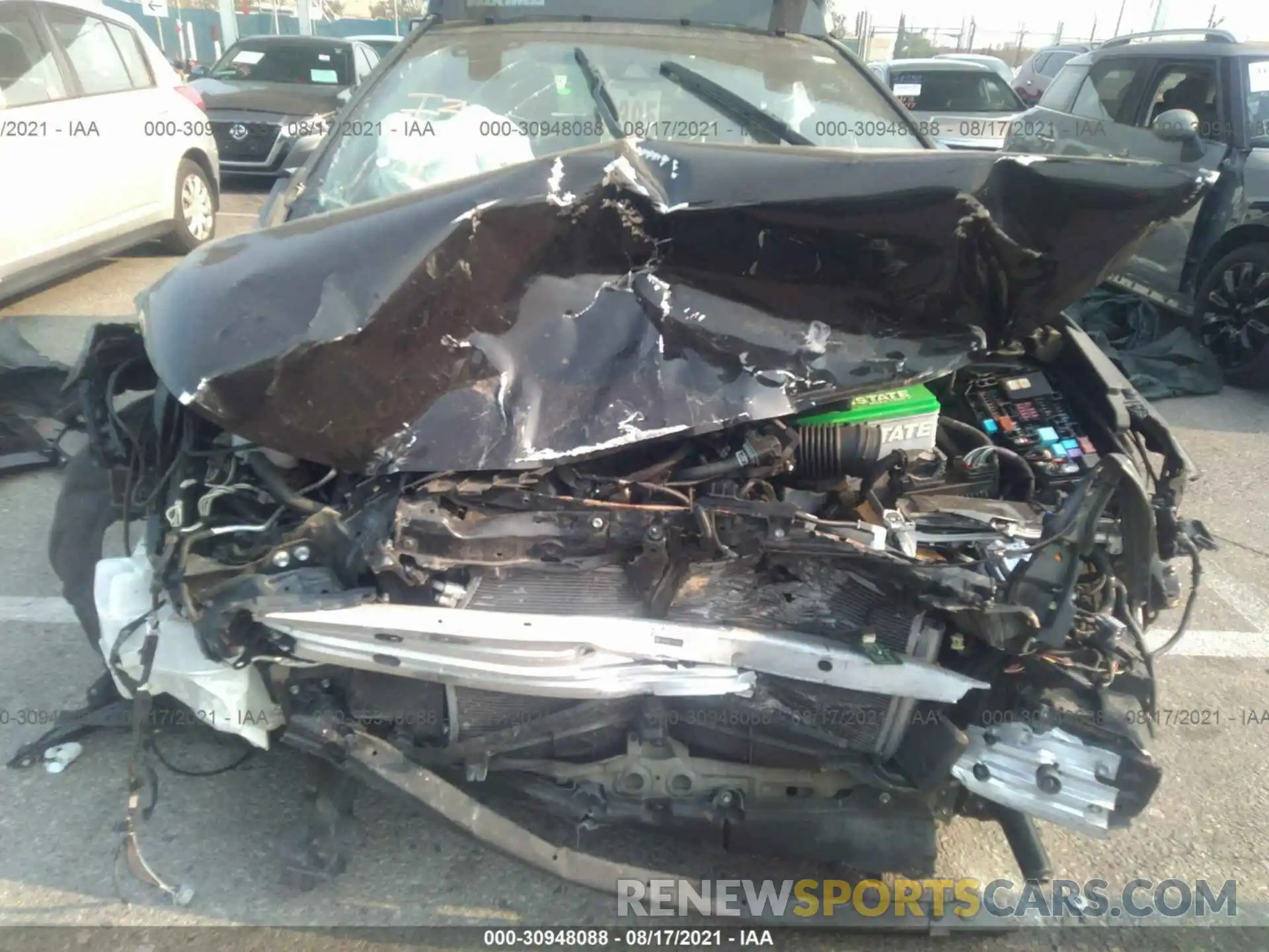 6 Photograph of a damaged car JTNK4RBE7K3007860 TOYOTA COROLLA HATCHBACK 2019