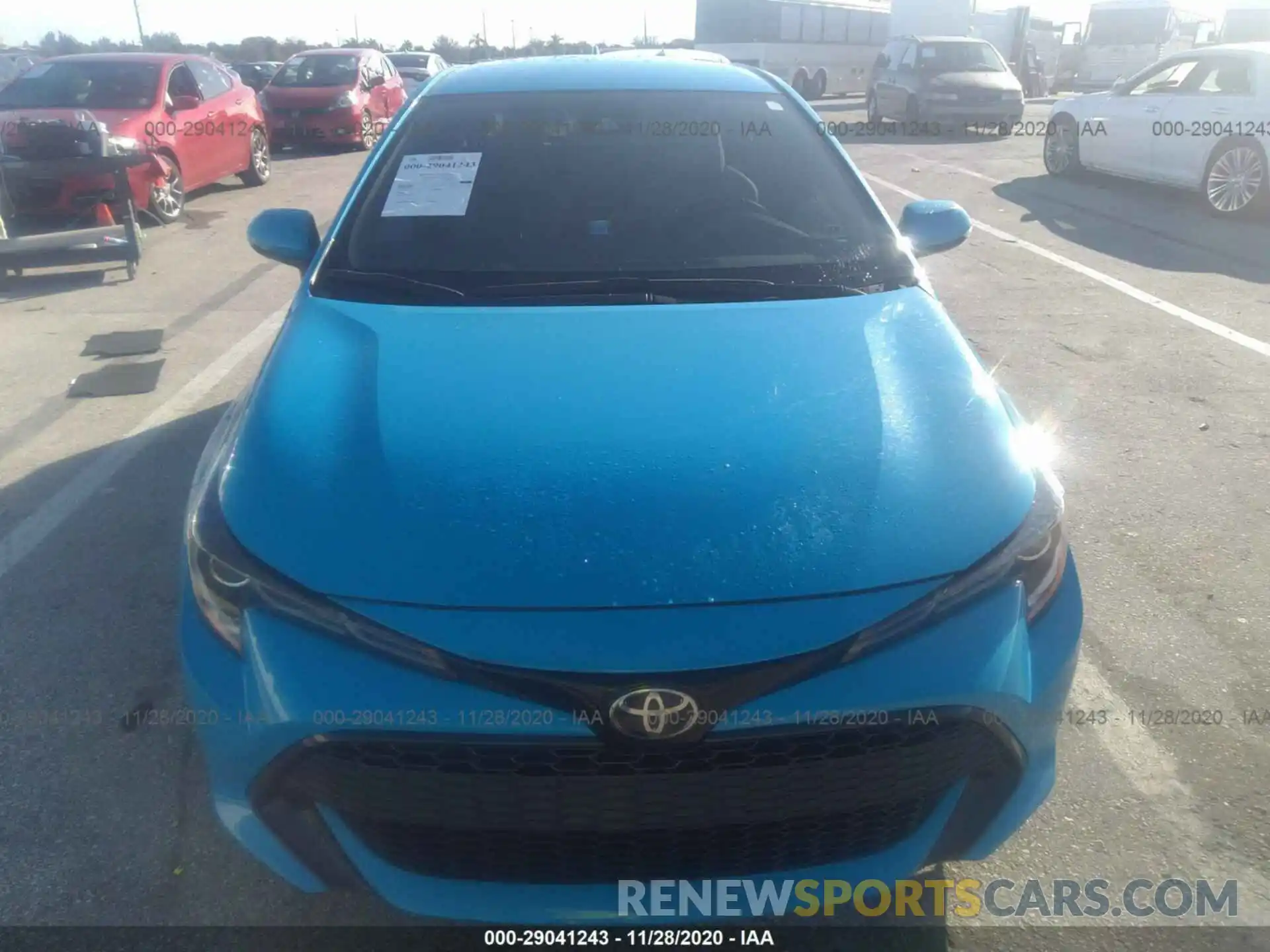 6 Photograph of a damaged car JTNK4RBE7K3012007 TOYOTA COROLLA HATCHBACK 2019