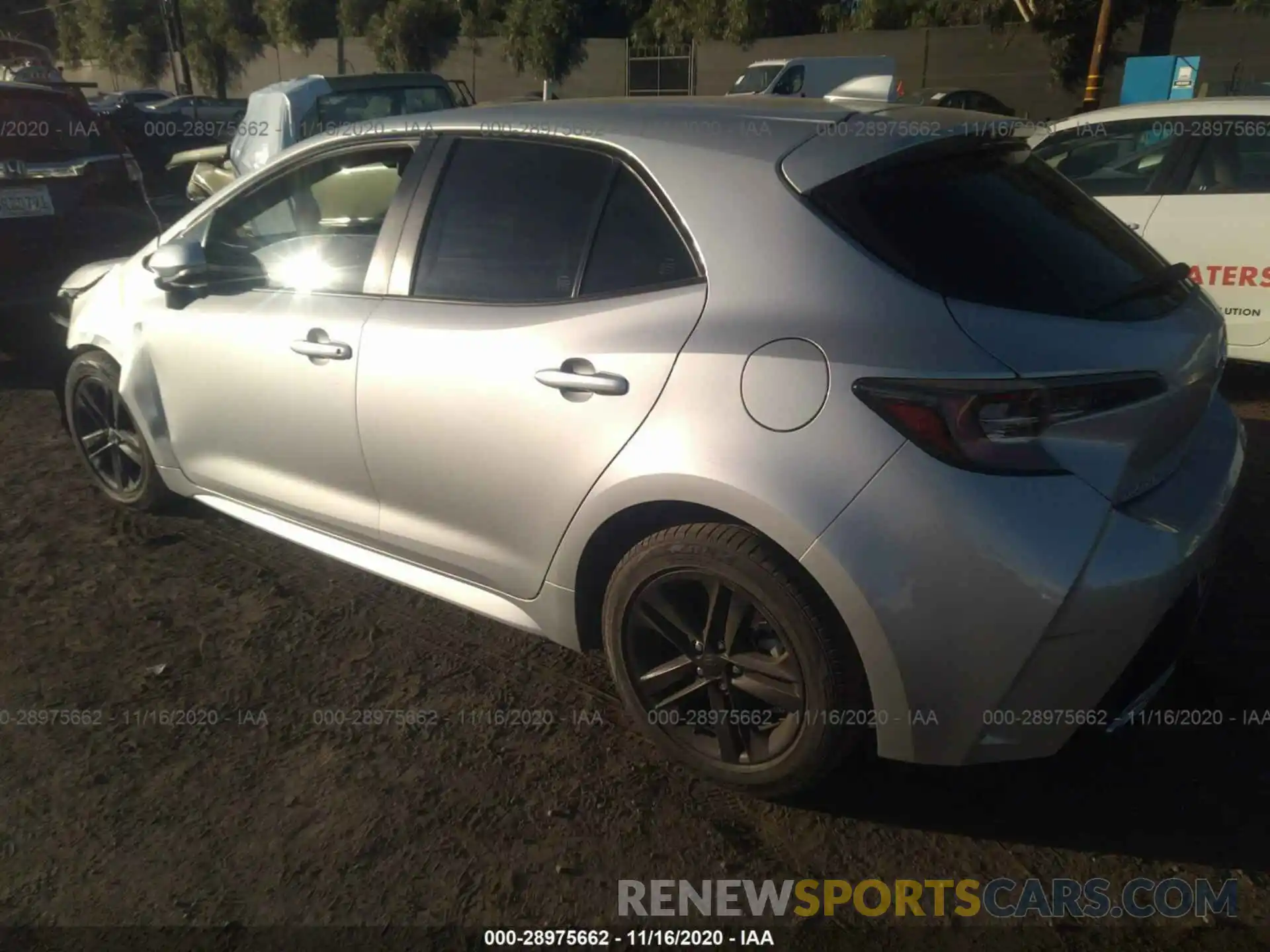 3 Photograph of a damaged car JTNK4RBE7K3017210 TOYOTA COROLLA HATCHBACK 2019