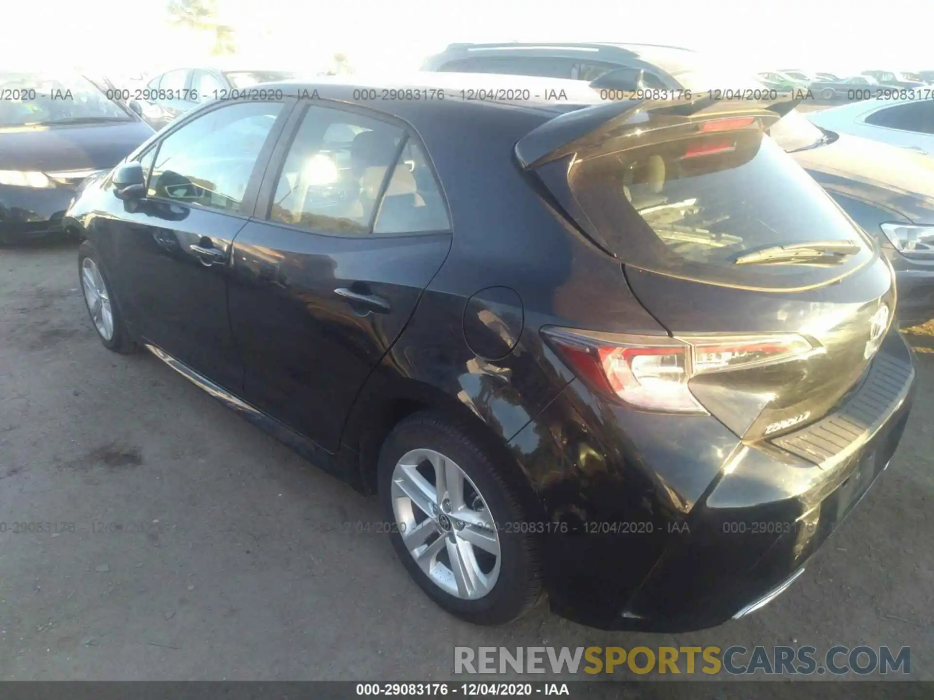 3 Photograph of a damaged car JTNK4RBE7K3030488 TOYOTA COROLLA HATCHBACK 2019