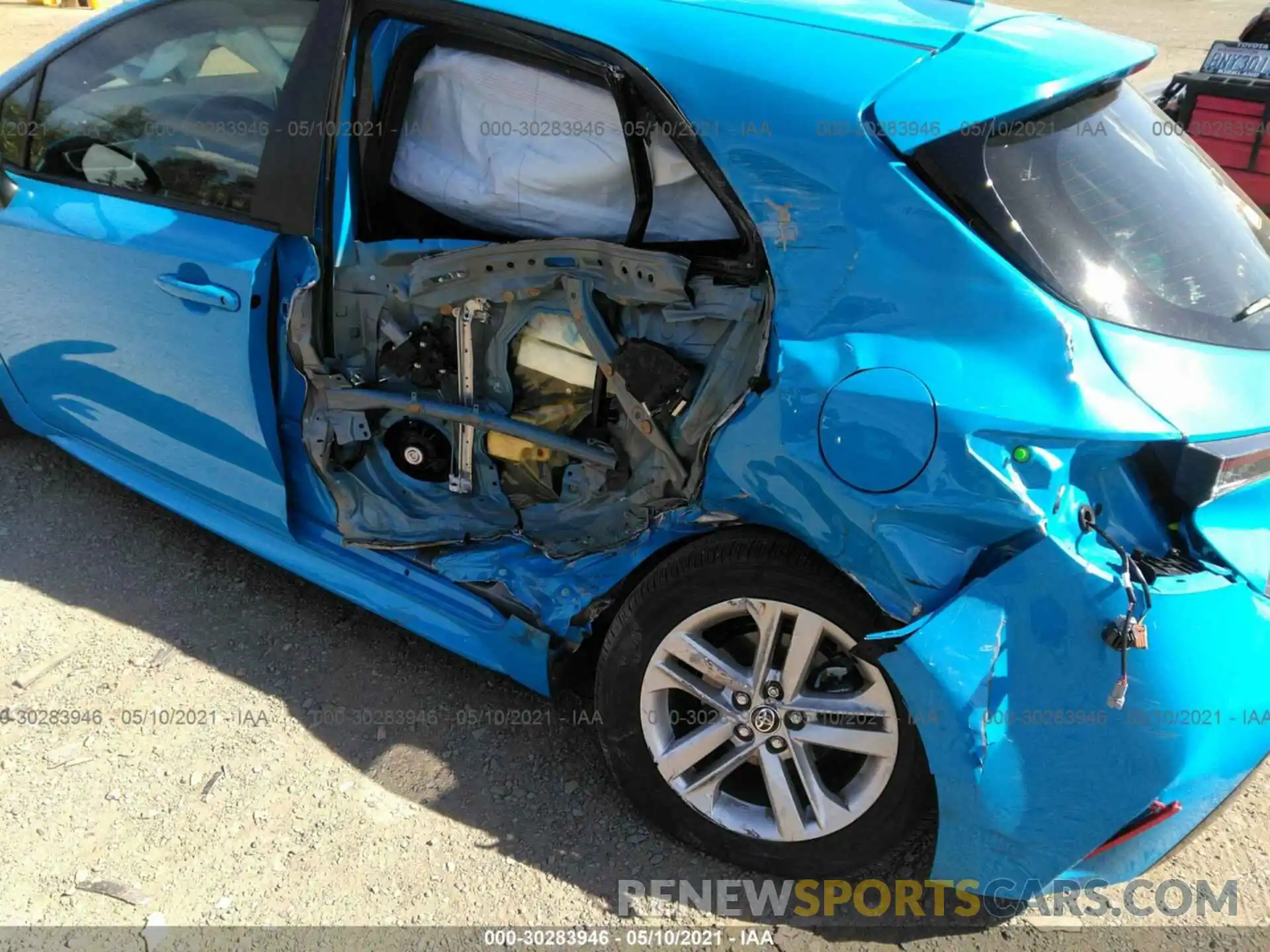 6 Photograph of a damaged car JTNK4RBE7K3038168 TOYOTA COROLLA HATCHBACK 2019