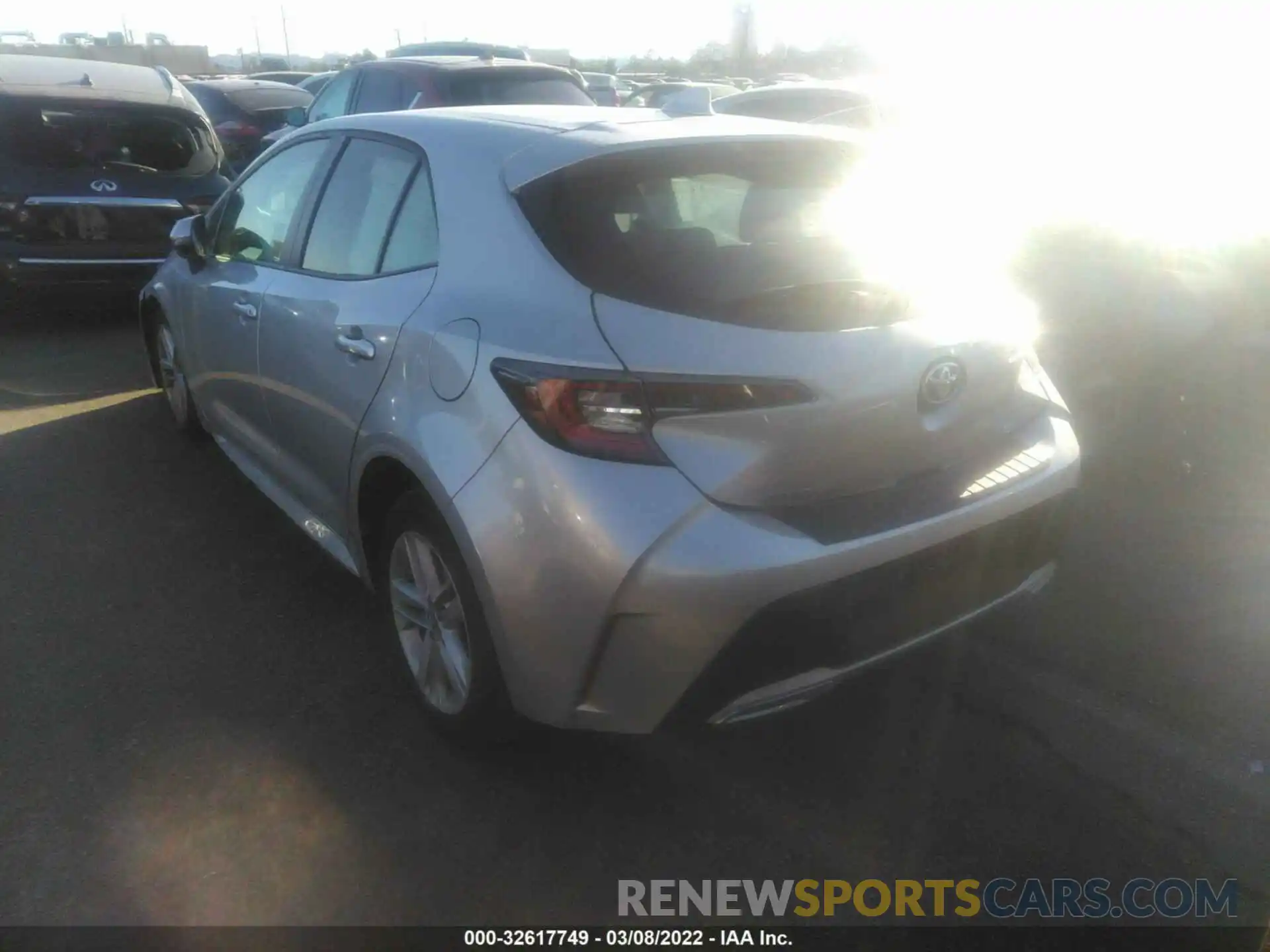 3 Photograph of a damaged car JTNK4RBE7K3044777 TOYOTA COROLLA HATCHBACK 2019