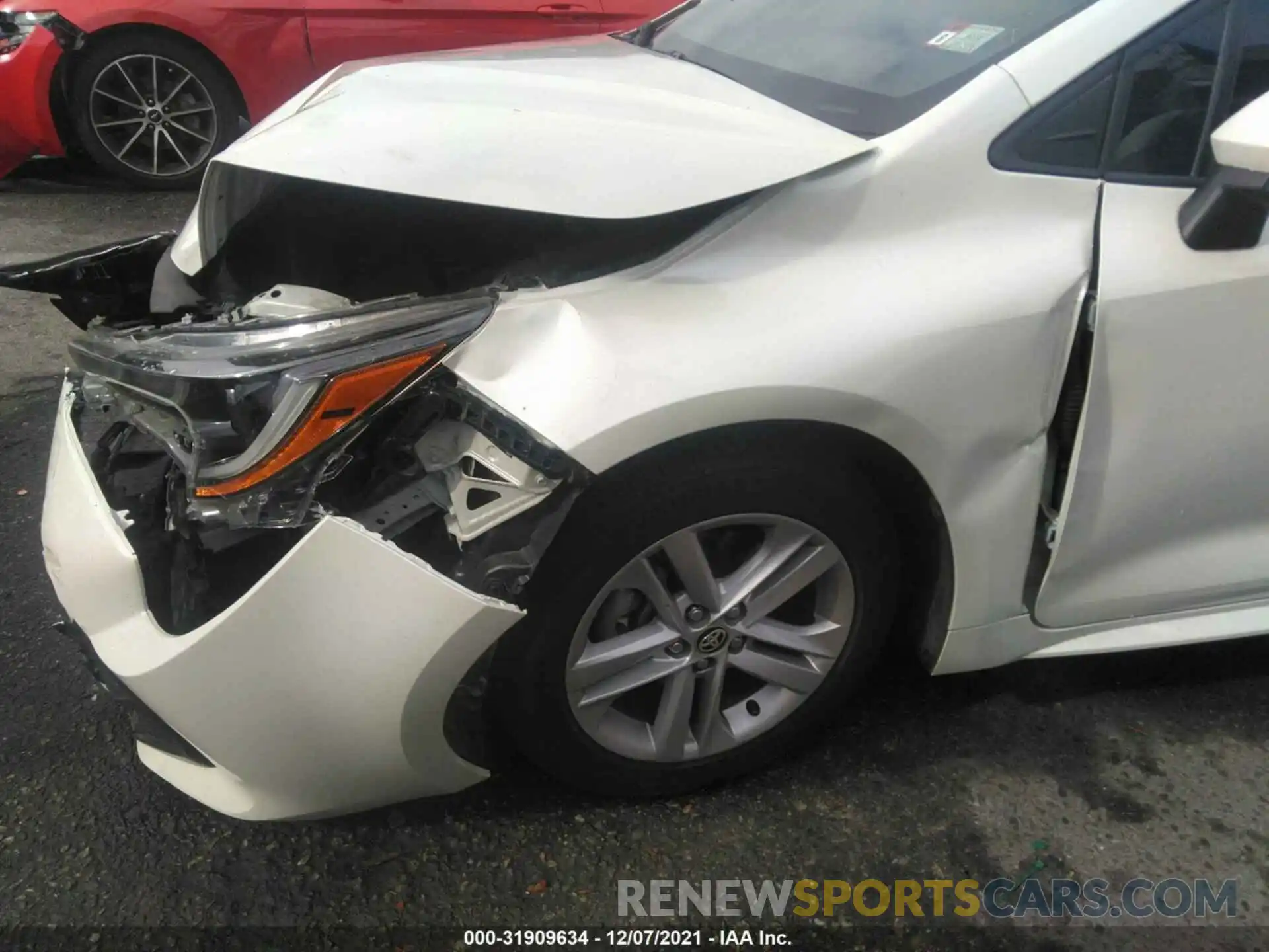 6 Photograph of a damaged car JTNK4RBE7K3046576 TOYOTA COROLLA HATCHBACK 2019