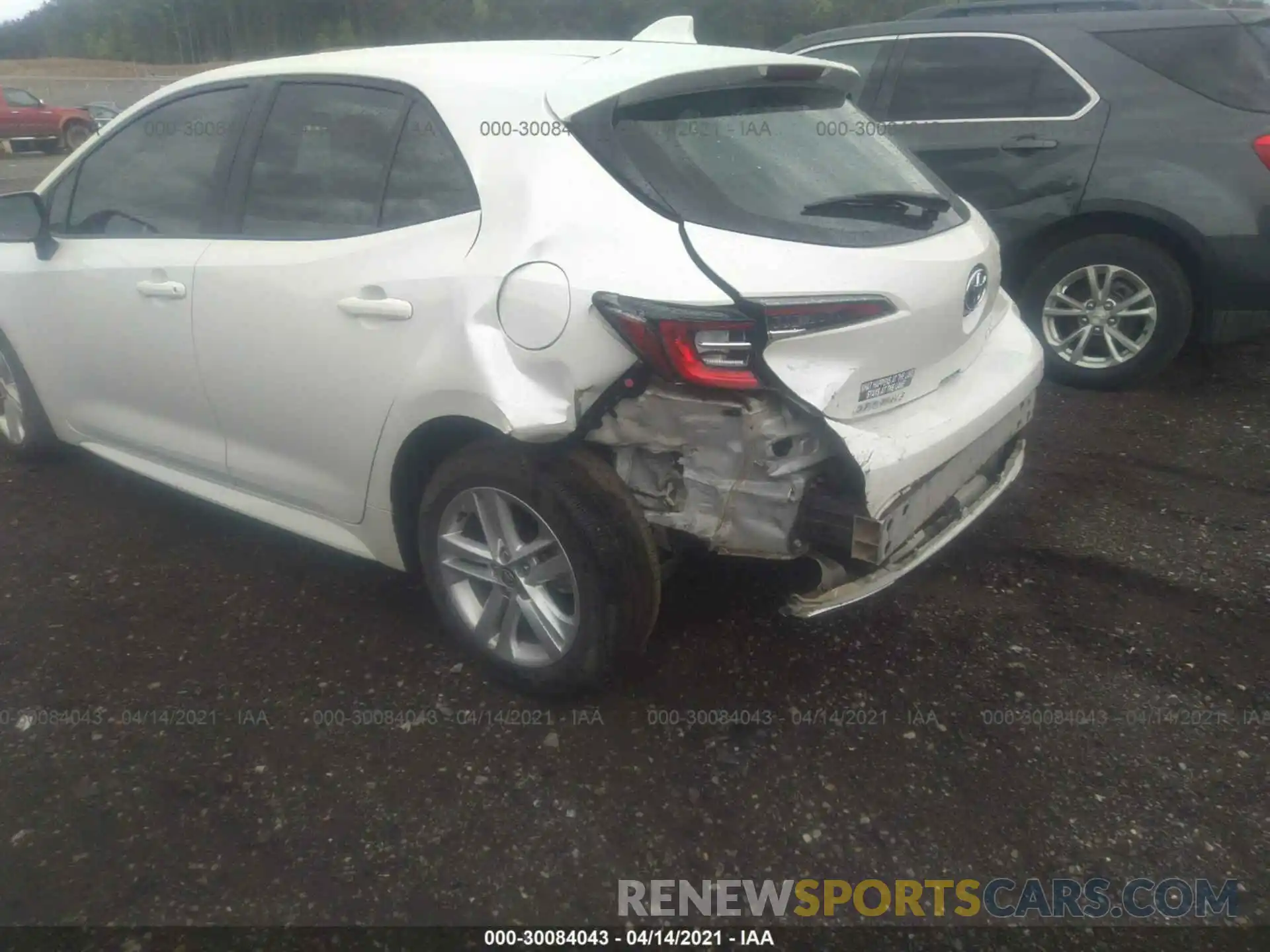 6 Photograph of a damaged car JTNK4RBE7K3055861 TOYOTA COROLLA HATCHBACK 2019