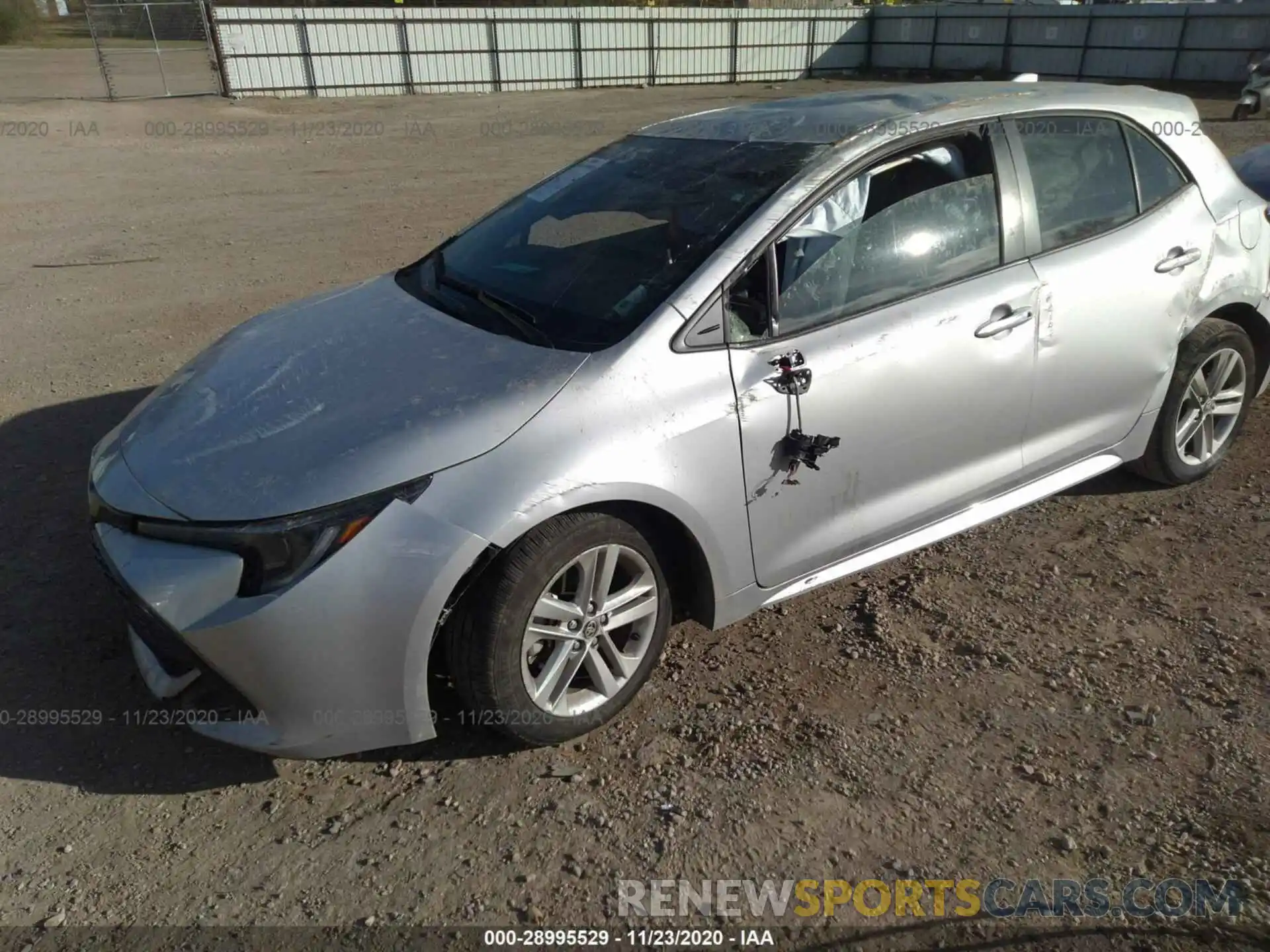 2 Photograph of a damaged car JTNK4RBE7K3056833 TOYOTA COROLLA HATCHBACK 2019