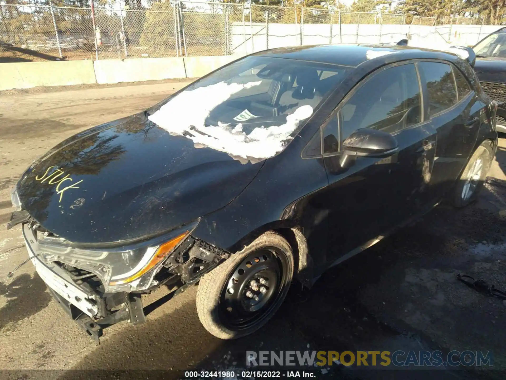 2 Photograph of a damaged car JTNK4RBE7K3058873 TOYOTA COROLLA HATCHBACK 2019