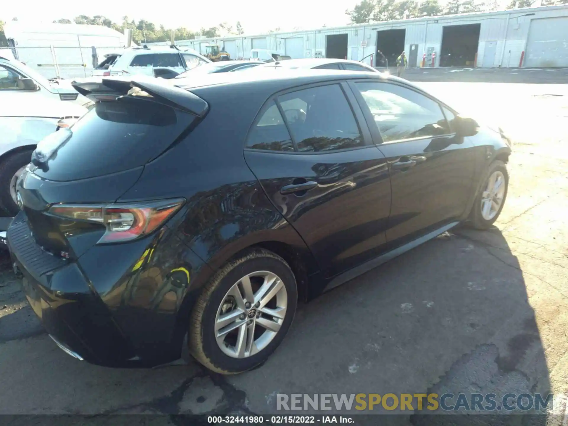 4 Photograph of a damaged car JTNK4RBE7K3058873 TOYOTA COROLLA HATCHBACK 2019