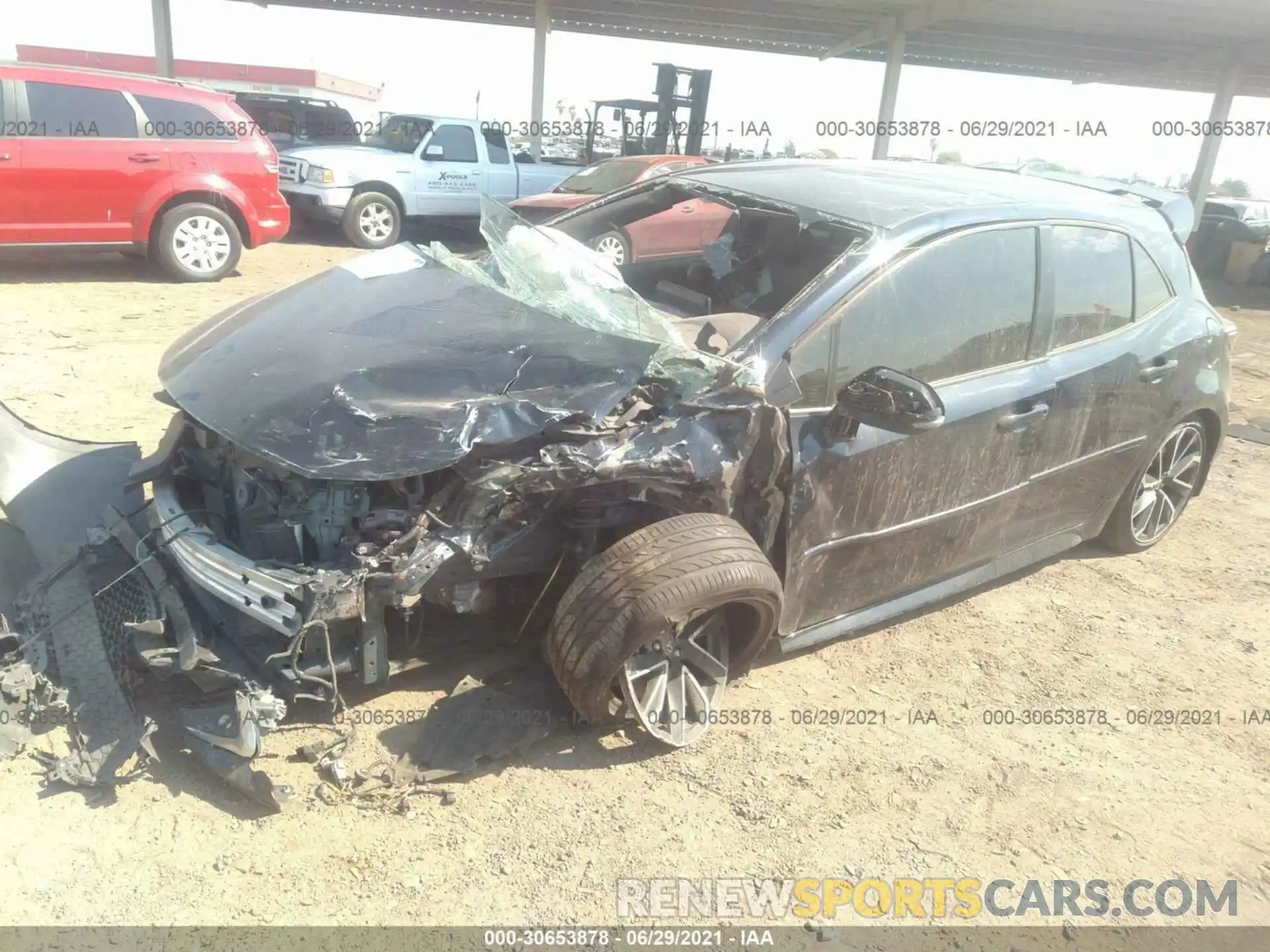 6 Photograph of a damaged car JTNK4RBE7K3062356 TOYOTA COROLLA HATCHBACK 2019