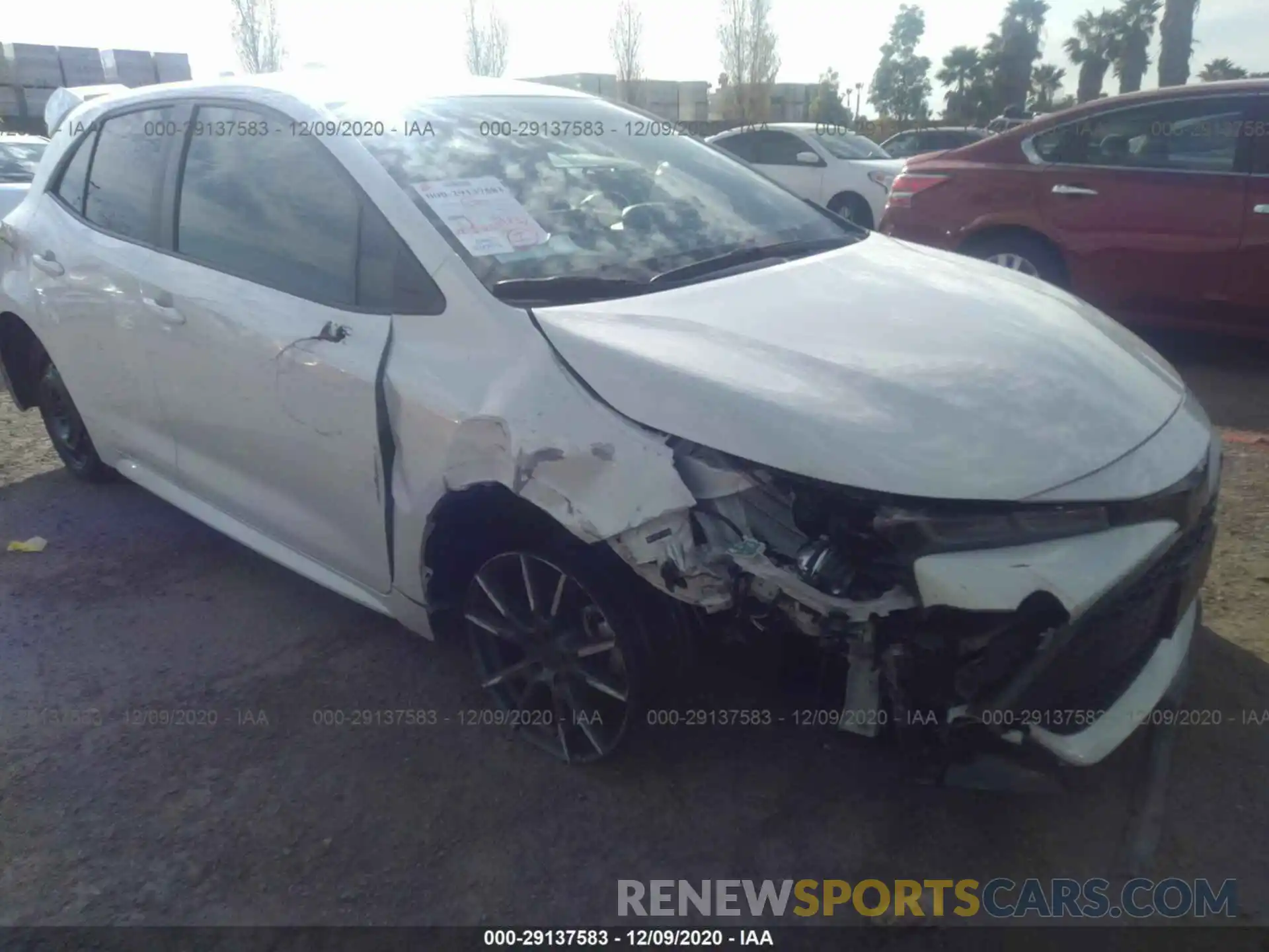 6 Photograph of a damaged car JTNK4RBE7K3062518 TOYOTA COROLLA HATCHBACK 2019