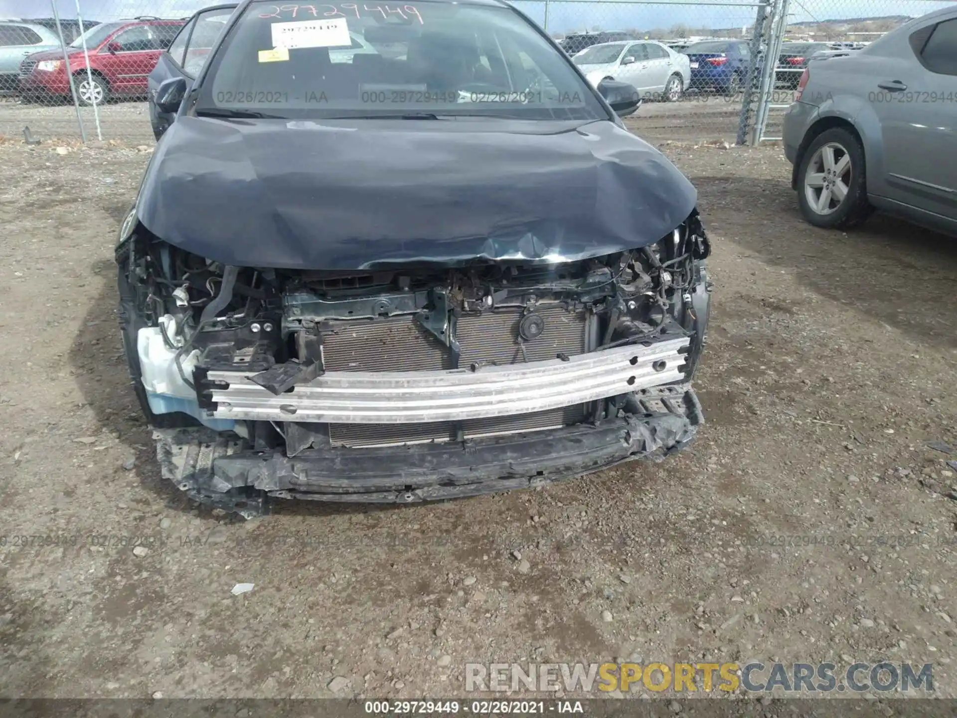 6 Photograph of a damaged car JTNK4RBE7K3066892 TOYOTA COROLLA HATCHBACK 2019