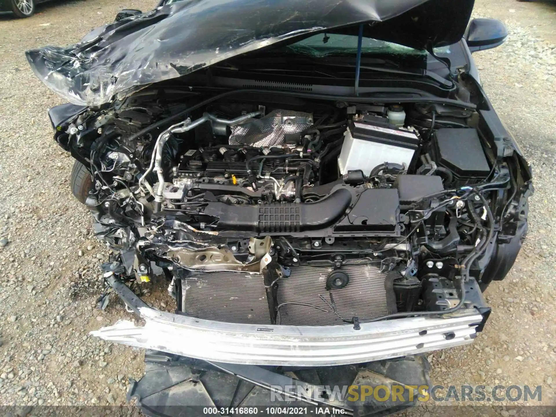 10 Photograph of a damaged car JTNK4RBE8K3002098 TOYOTA COROLLA HATCHBACK 2019