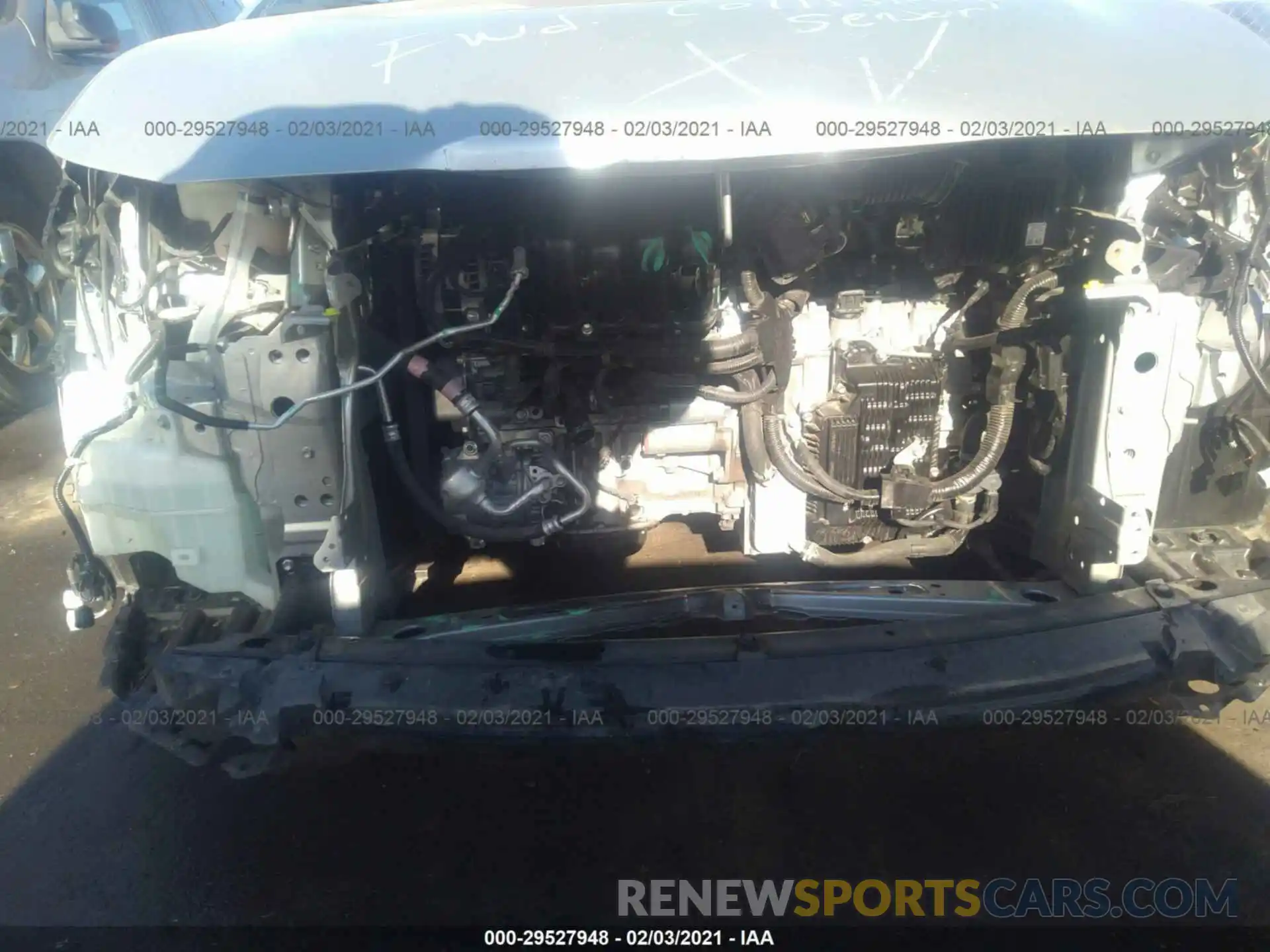 6 Photograph of a damaged car JTNK4RBE8K3009696 TOYOTA COROLLA HATCHBACK 2019