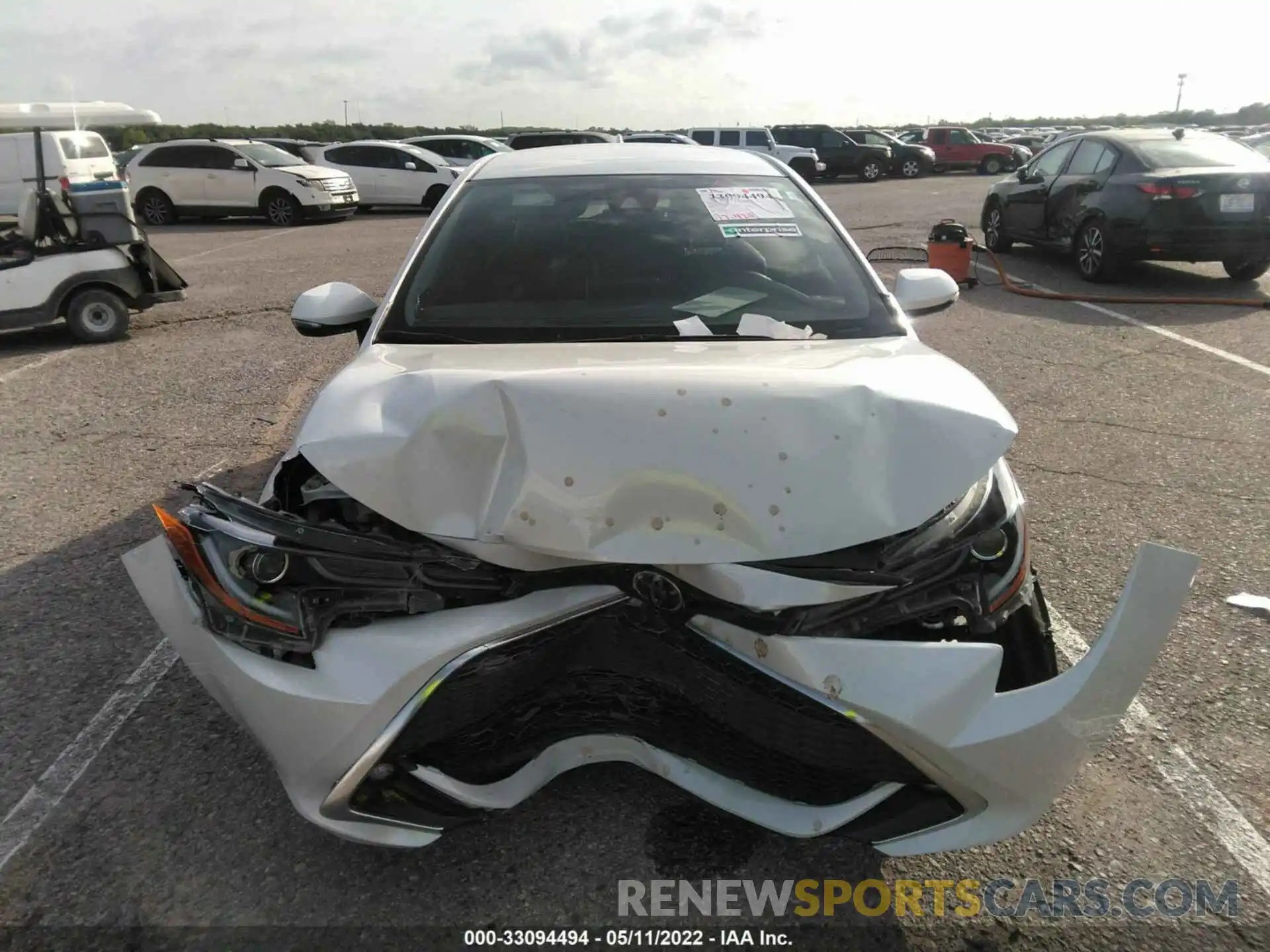 6 Photograph of a damaged car JTNK4RBE8K3025753 TOYOTA COROLLA HATCHBACK 2019