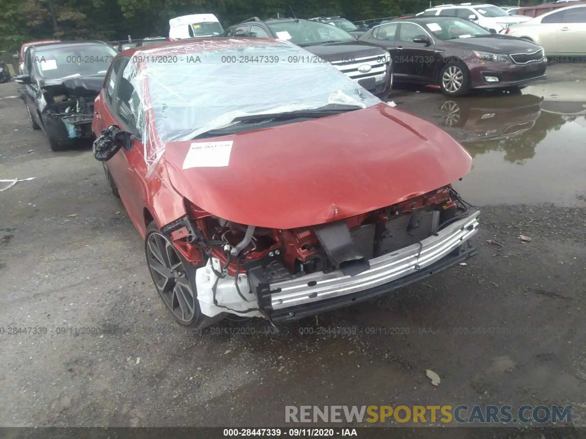 6 Photograph of a damaged car JTNK4RBE8K3026580 TOYOTA COROLLA HATCHBACK 2019