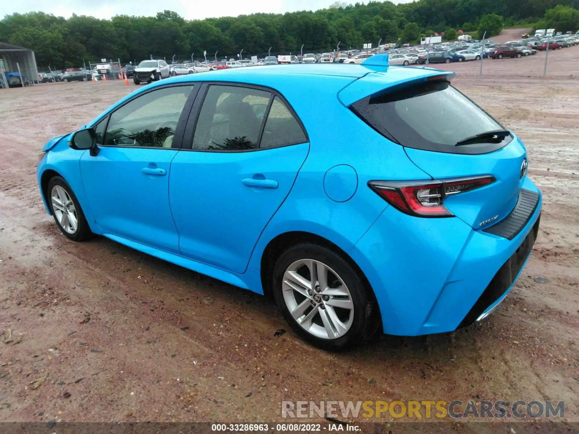 3 Photograph of a damaged car JTNK4RBE8K3028233 TOYOTA COROLLA HATCHBACK 2019