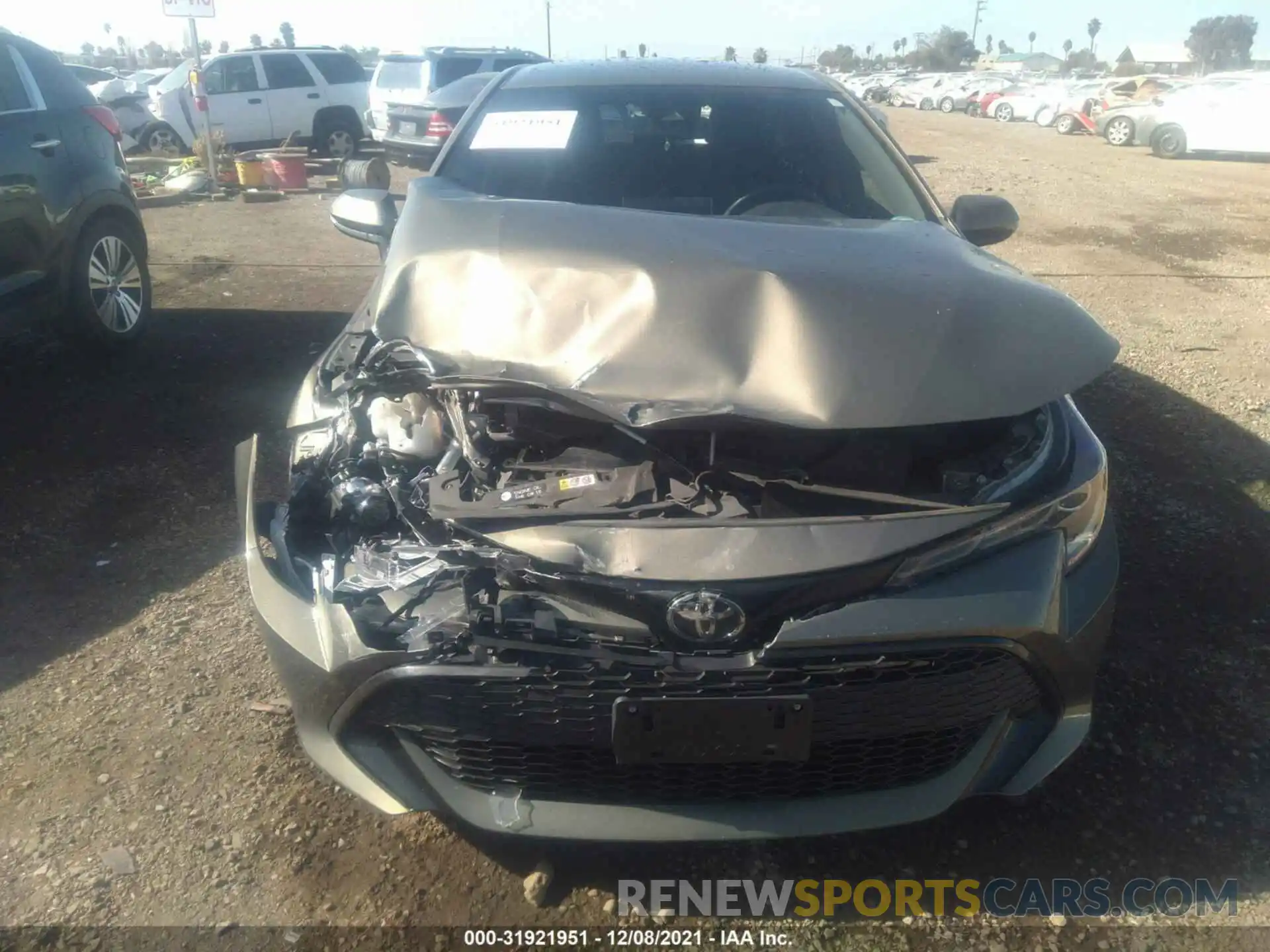 6 Photograph of a damaged car JTNK4RBE8K3029222 TOYOTA COROLLA HATCHBACK 2019