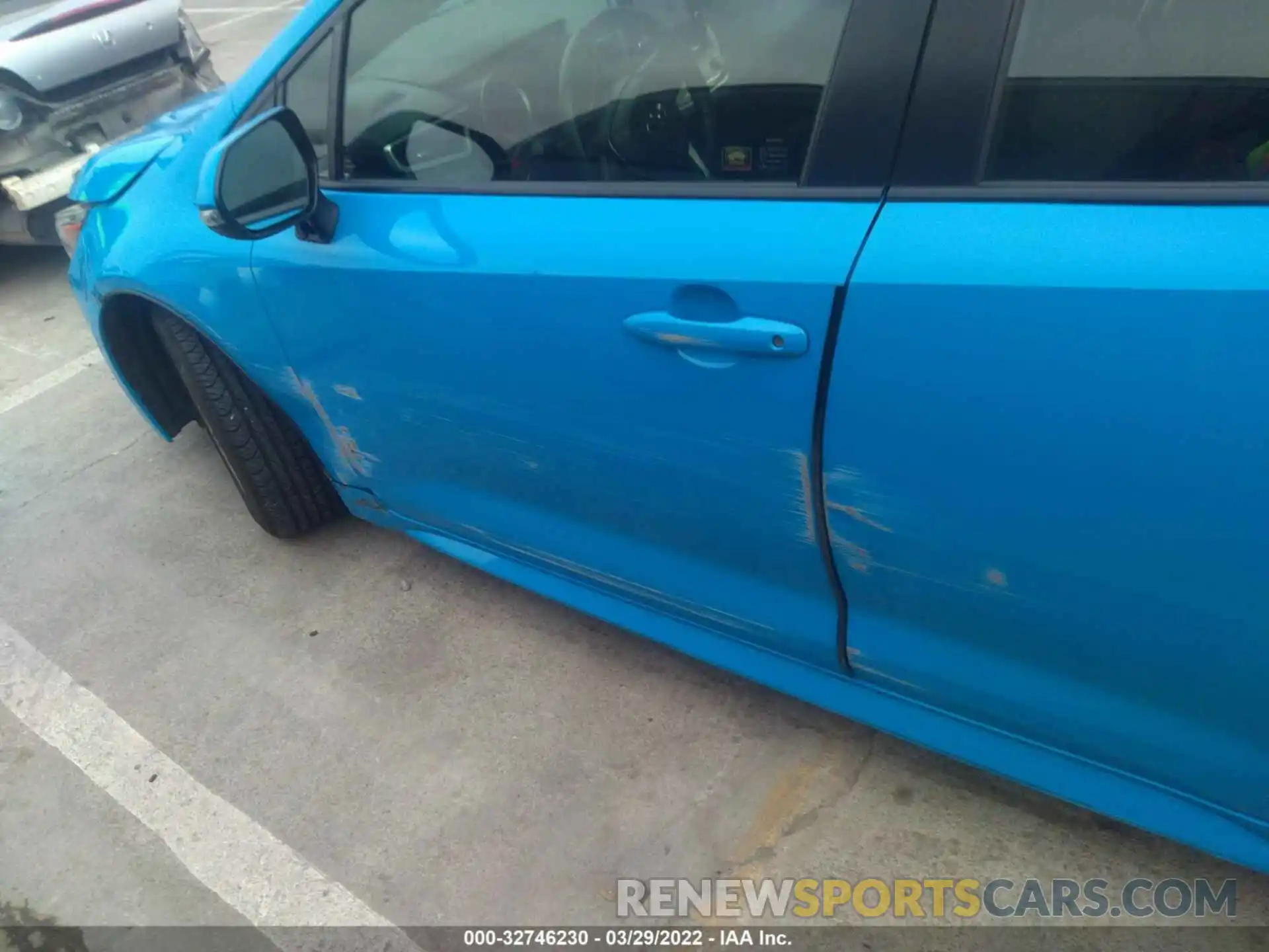 6 Photograph of a damaged car JTNK4RBE8K3029382 TOYOTA COROLLA HATCHBACK 2019