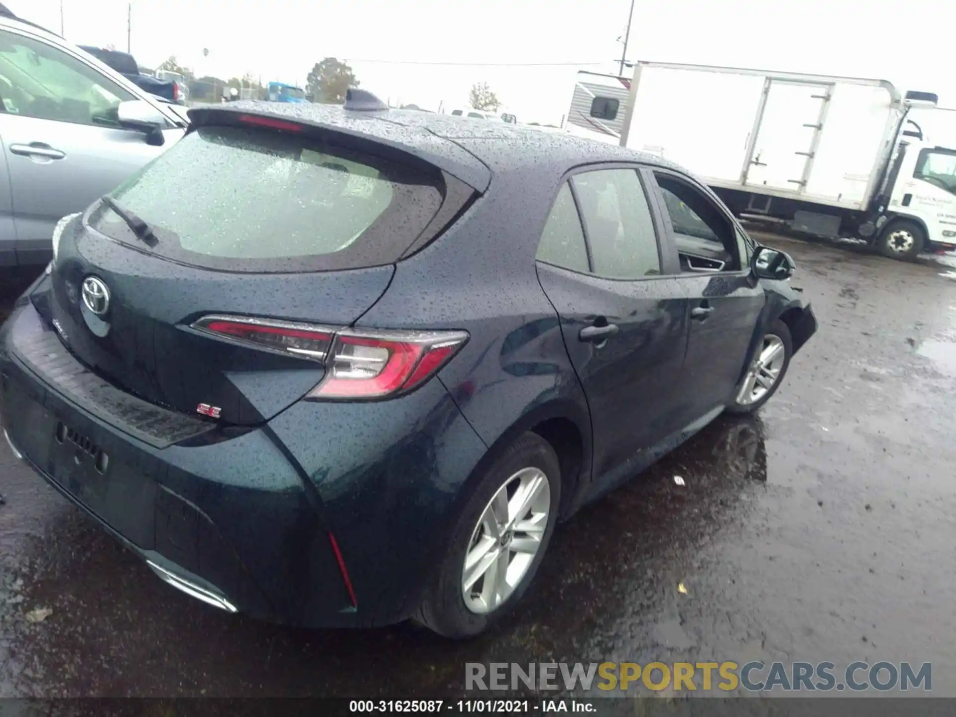 4 Photograph of a damaged car JTNK4RBE8K3030922 TOYOTA COROLLA HATCHBACK 2019