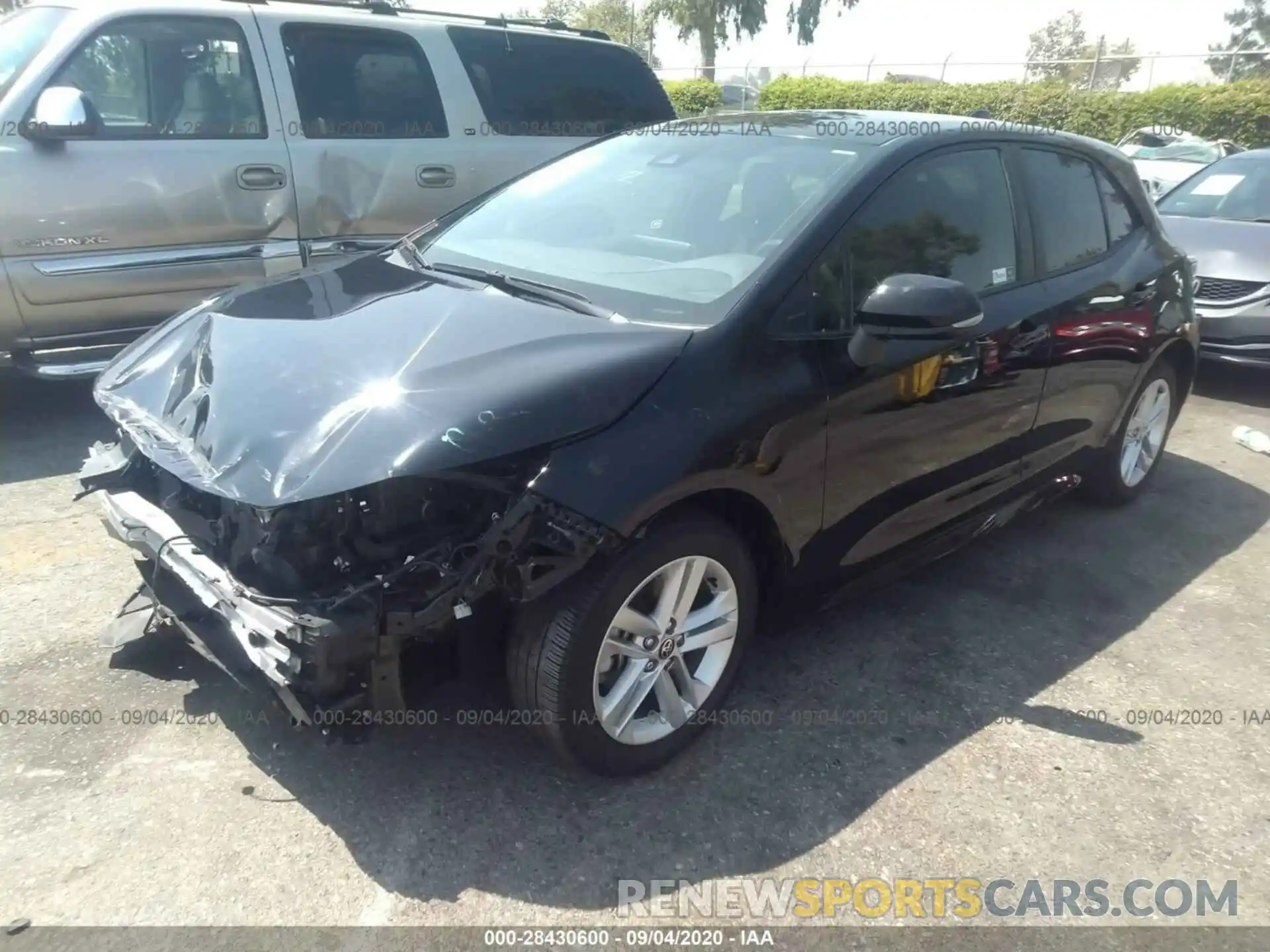 2 Photograph of a damaged car JTNK4RBE8K3037692 TOYOTA COROLLA HATCHBACK 2019